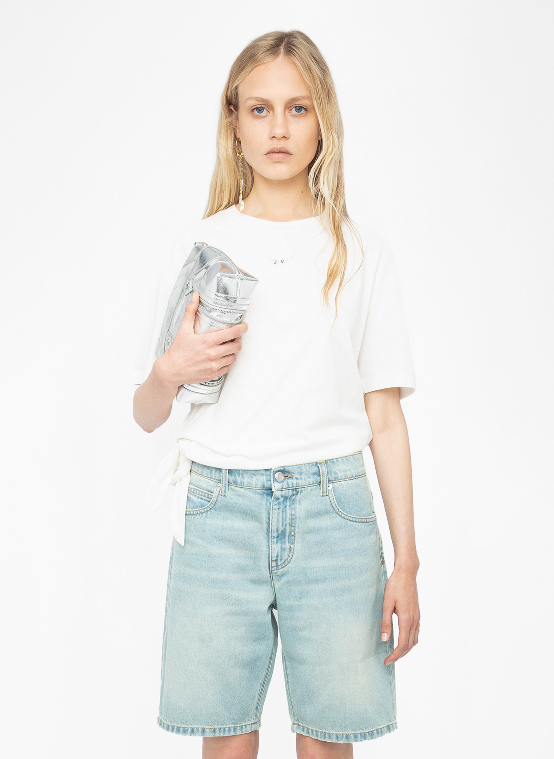 Camiliday round-neck sleeveless cotton top ZADIG&VOLTAIRE White