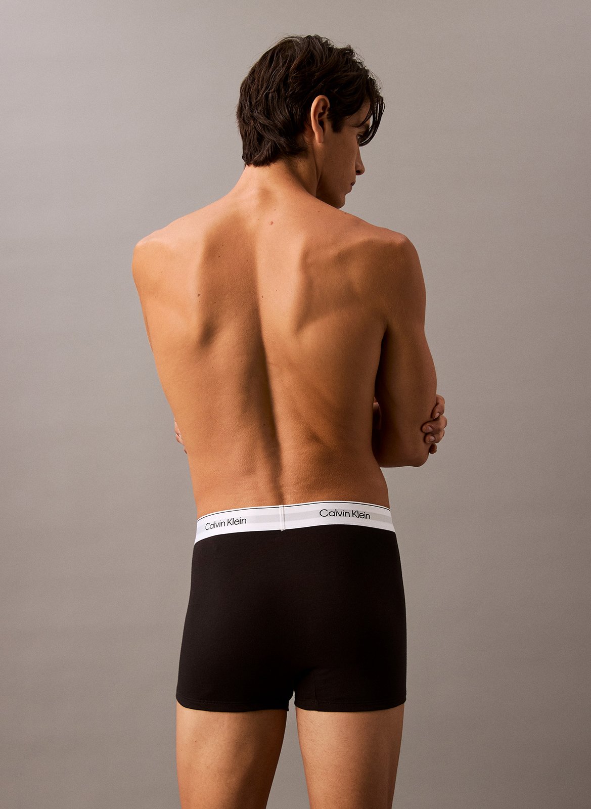 Setje met 3 boxershorts | katoenblend CALVIN KLEIN UNDERWEAR Zwart