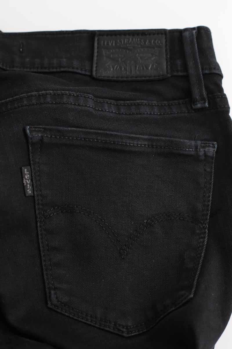 Cotton skinny jeans LEVI'S - Seconde main Black