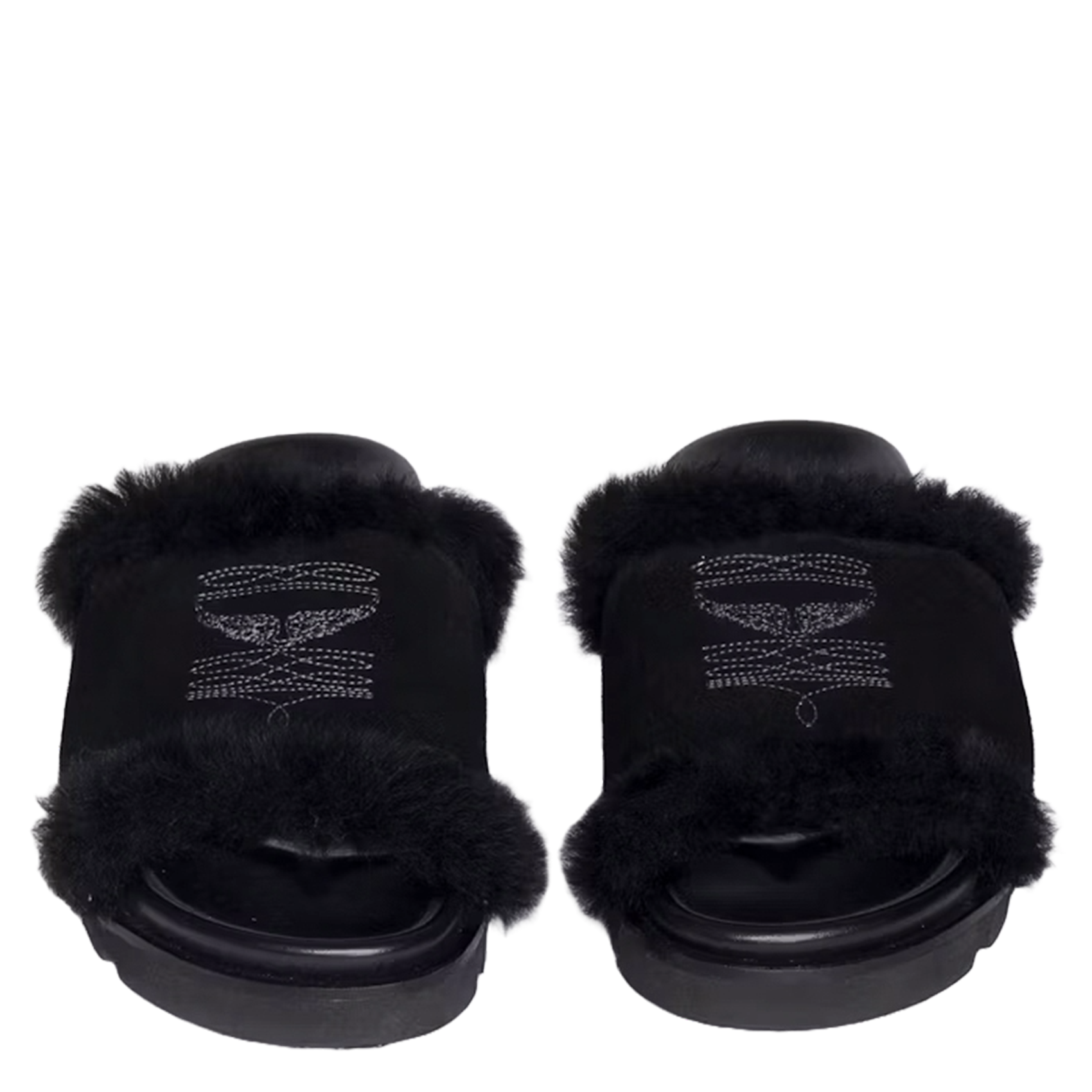 Mules en cuir velours ZADIG&VOLTAIRE Noir