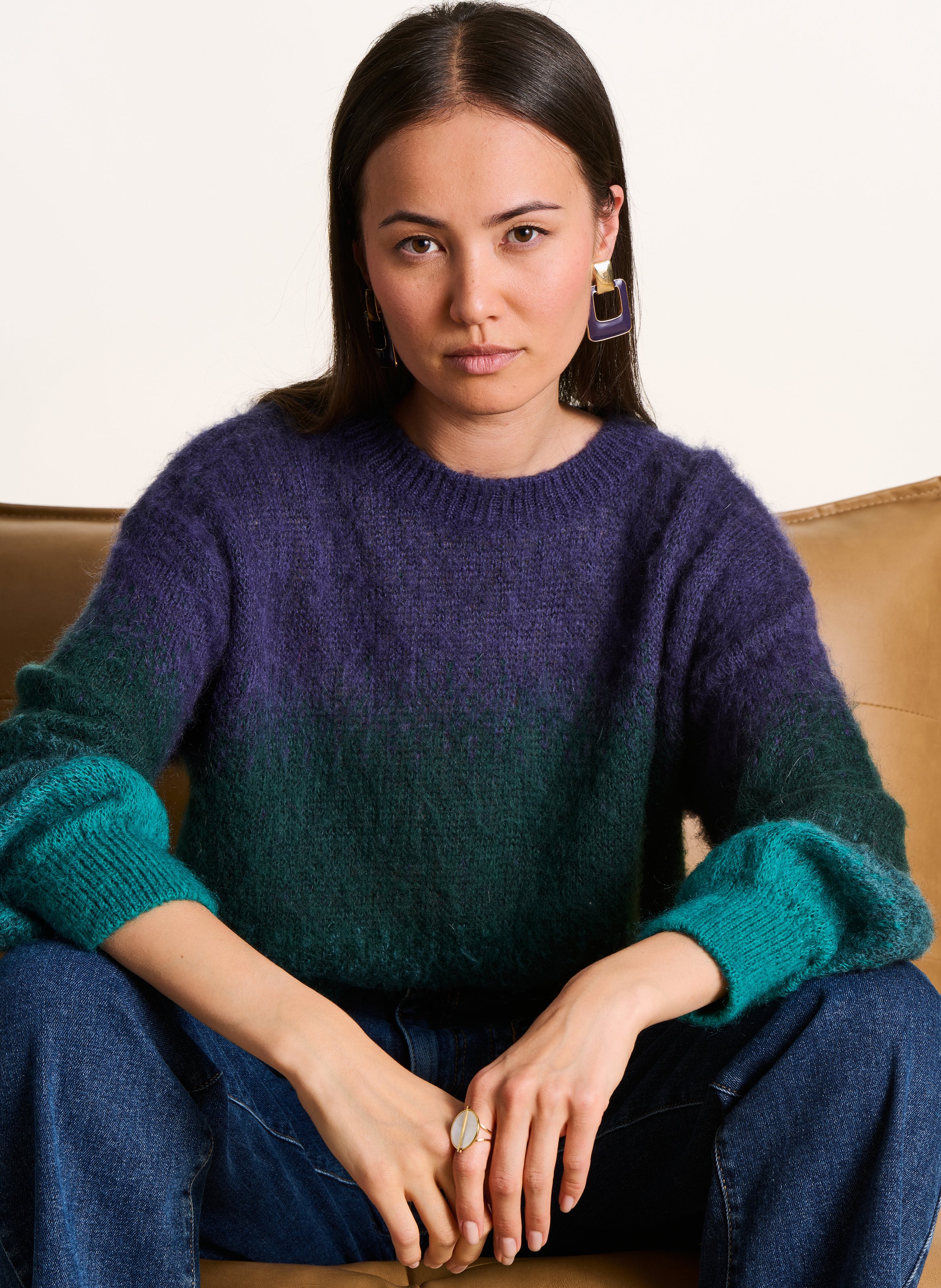 Oversized Striped Sweater LA FEE MARABOUTEE