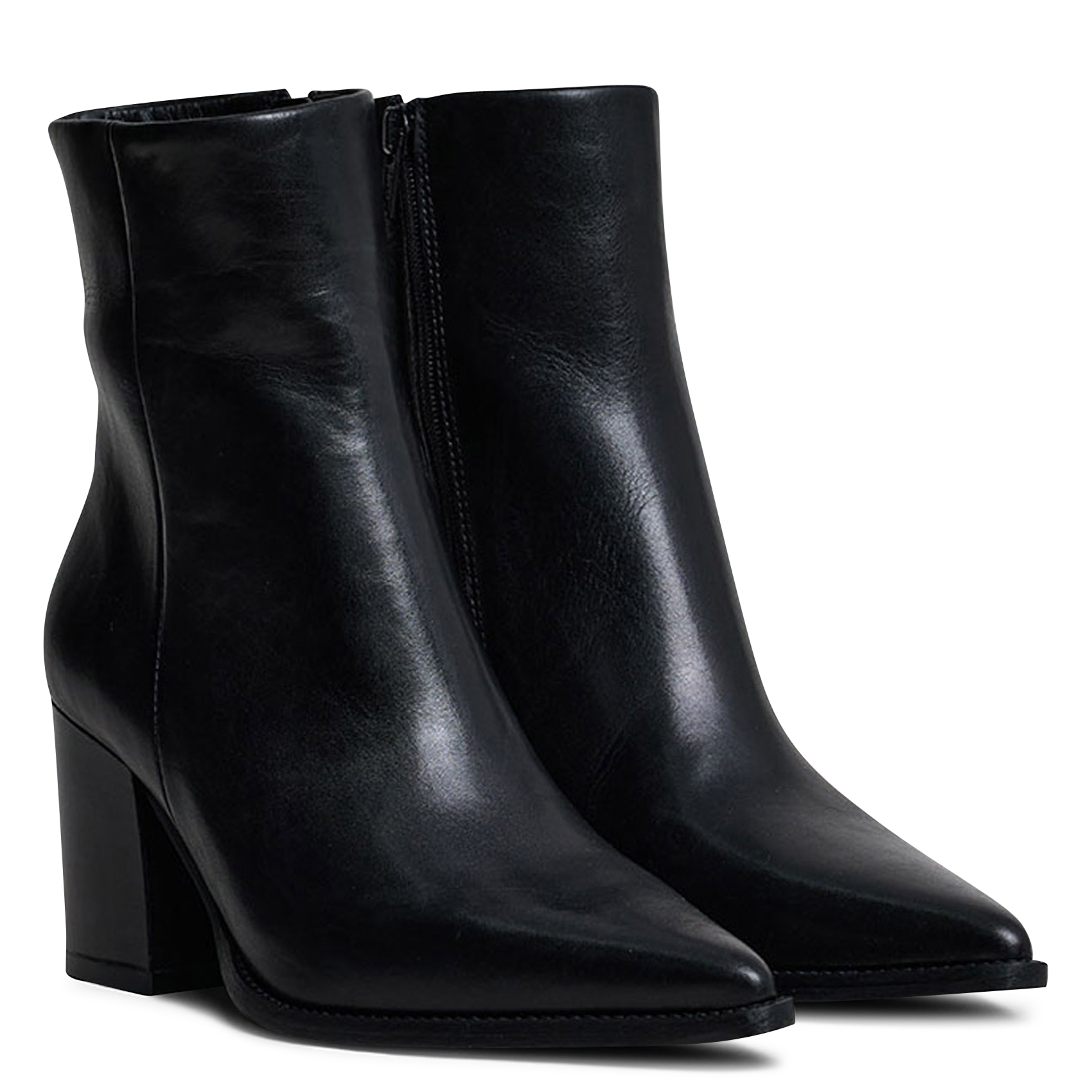Albert leather boots JONAK Black