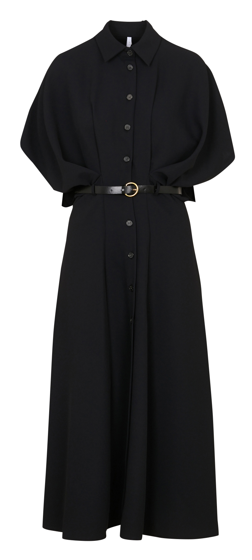 Robe longue col classique  IMPERIAL Noir