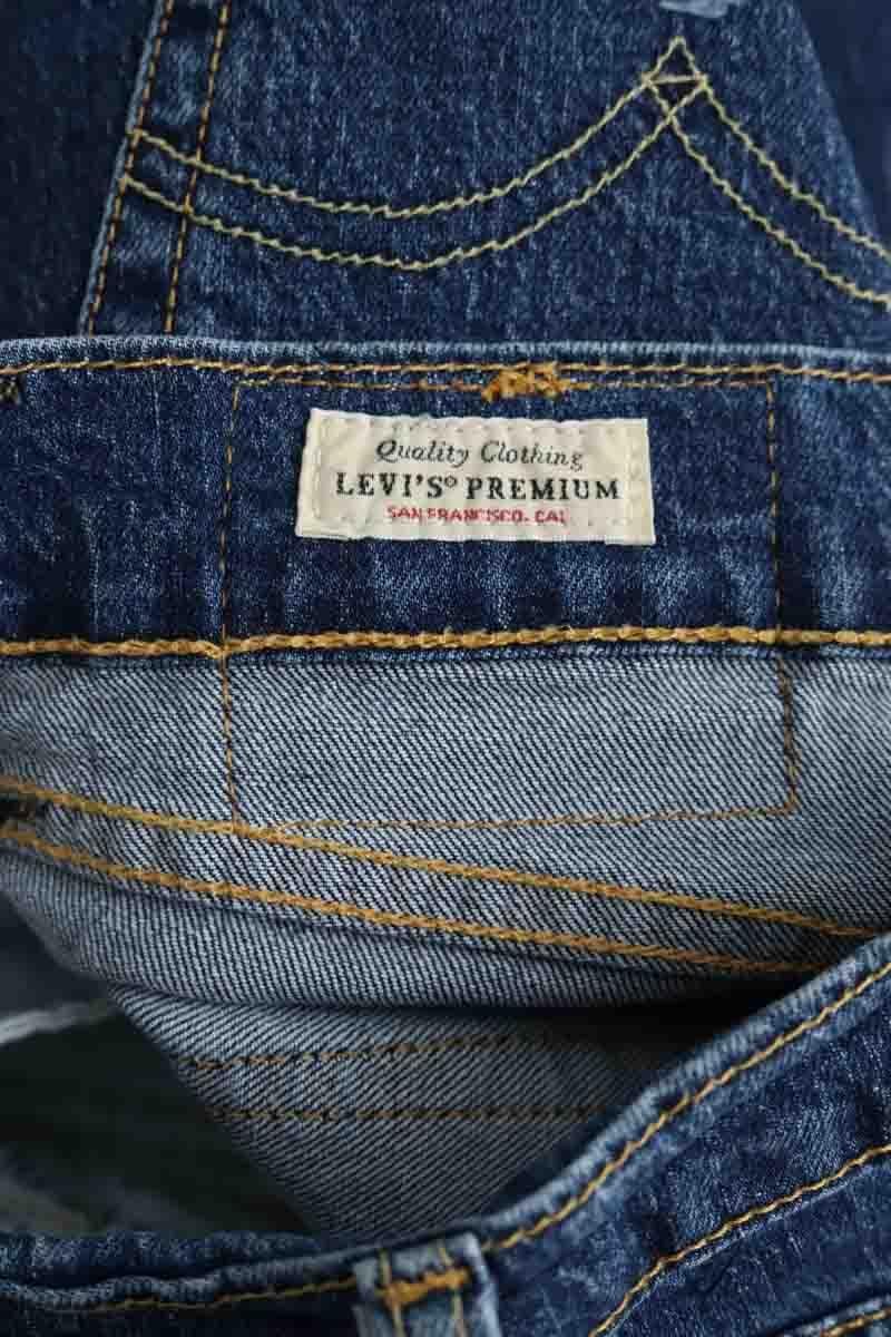 Cotton straight jeans LEVI'S - Seconde main Blue