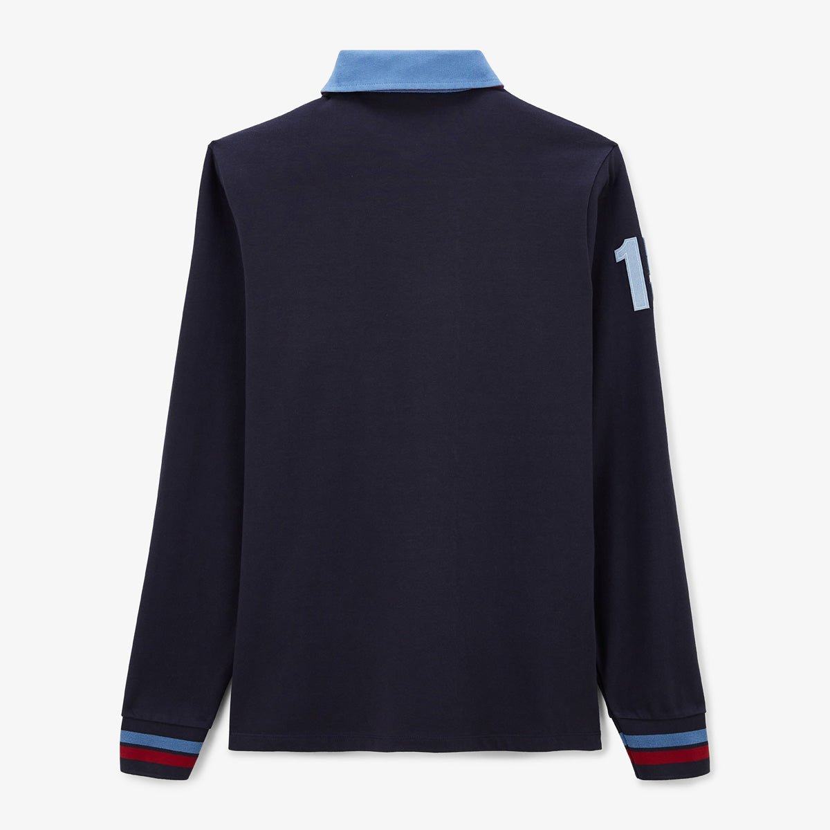 Long-sleeved rugby polo SERGE BLANCO Blue