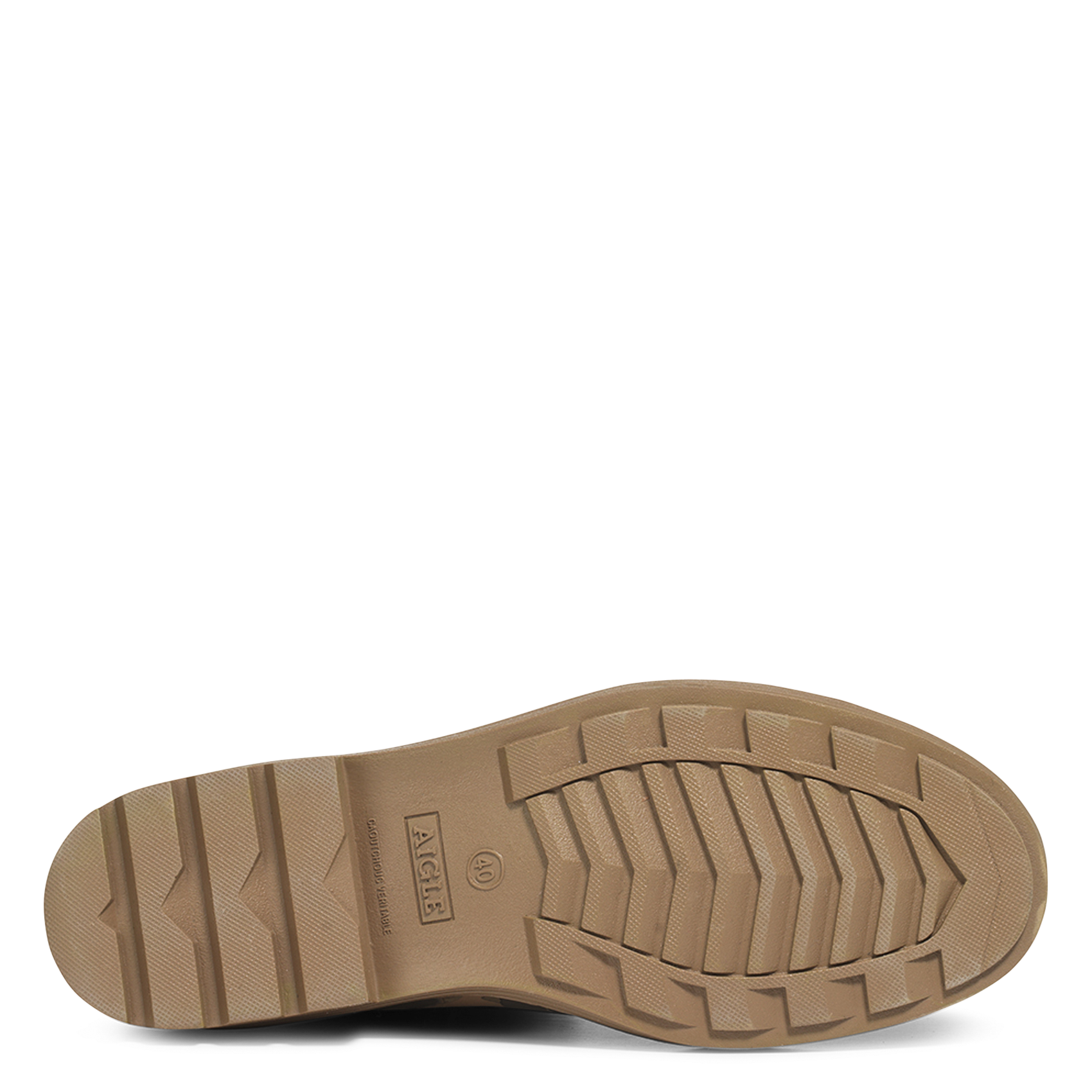 Regenstiefeletten mit Print AIGLE Beige