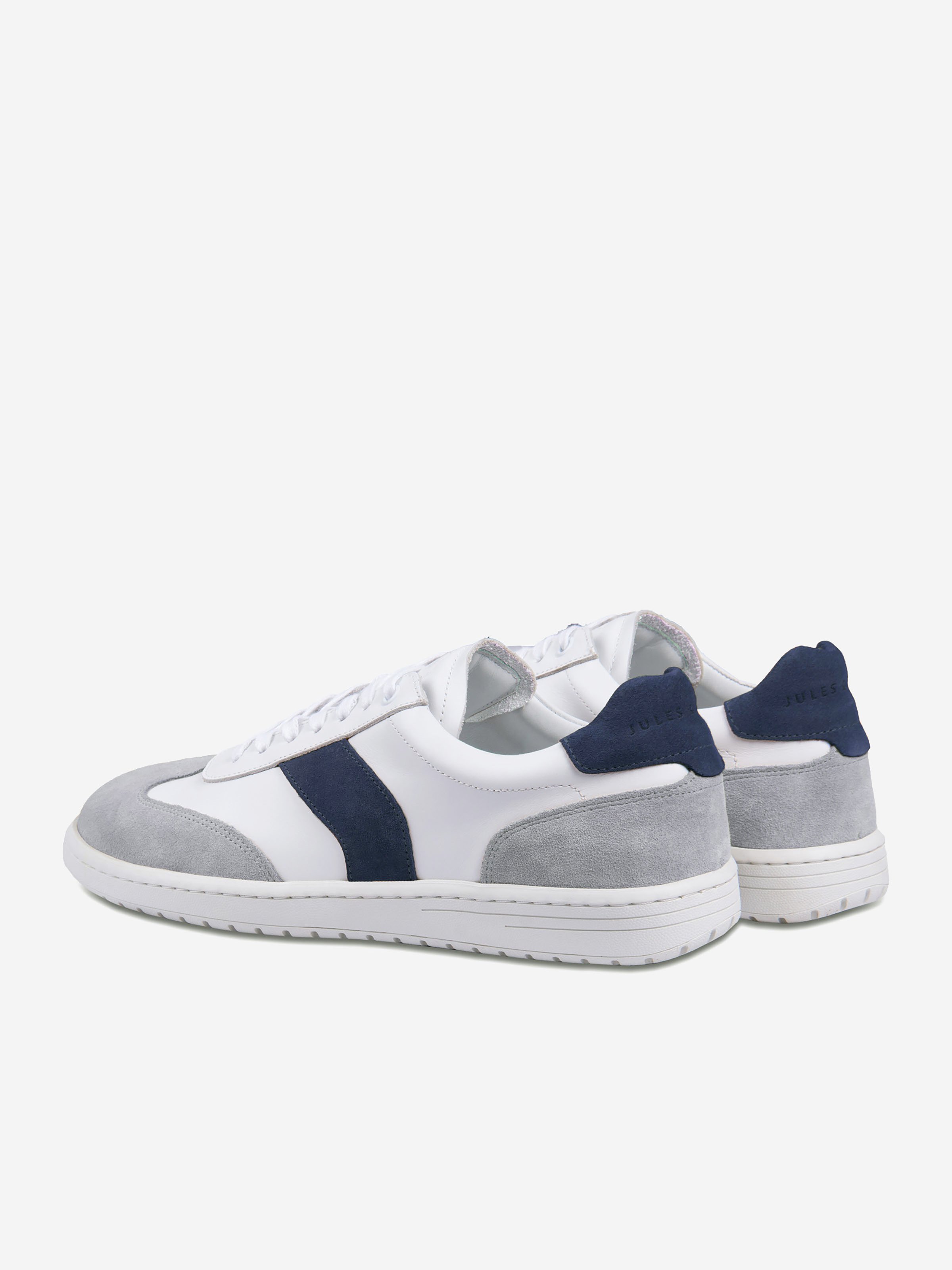 Smooth leather Lucas tennis shoes JULES & JENN White