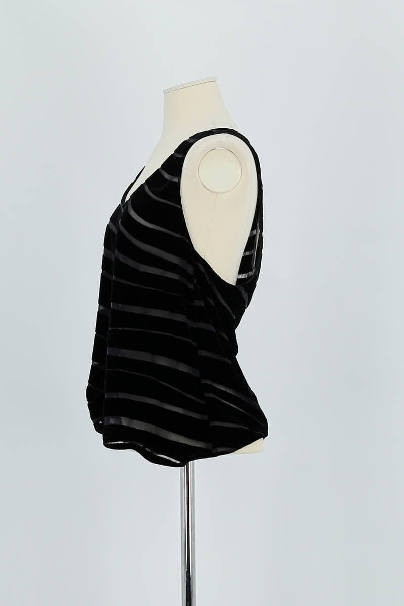 Azawood sleeveless top ARMANI - SECONDE MAIN Black