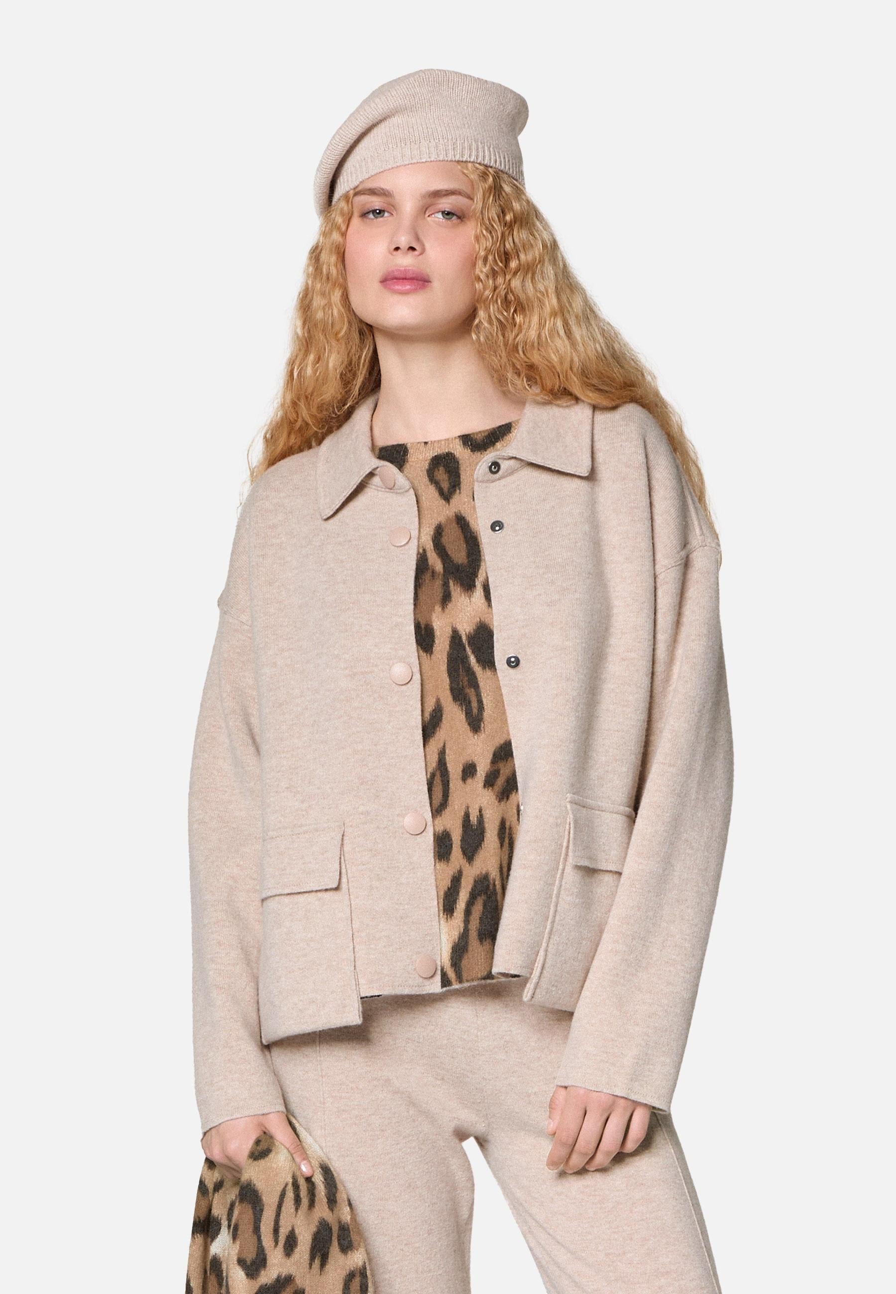 Double-faced wool jacket RODIER Beige