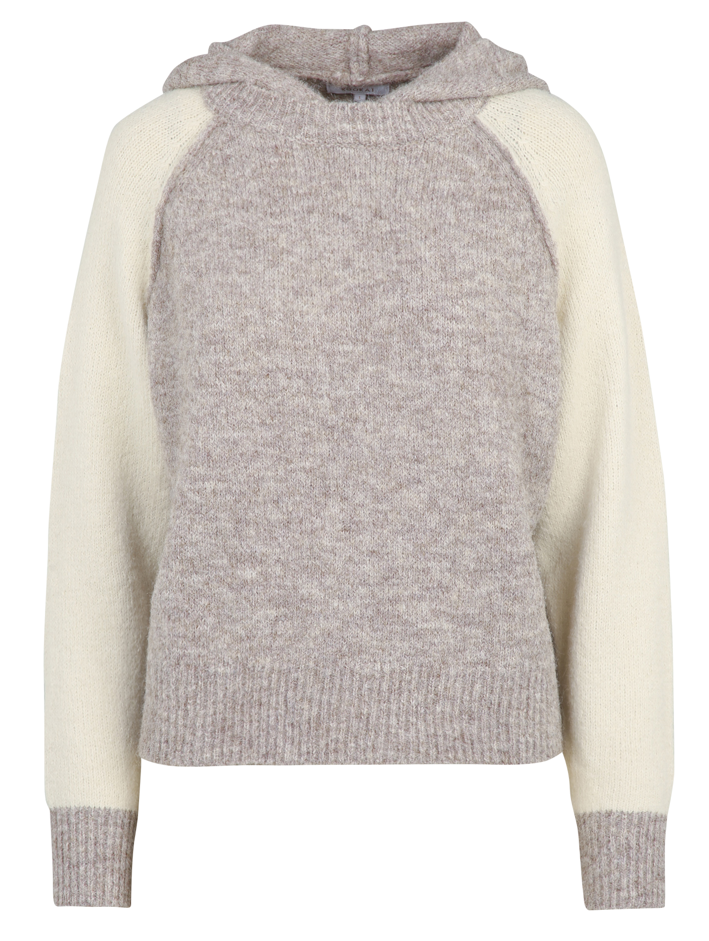 Rundhalsausschnitt Pullover in zwei Farben KOOKAI Braun