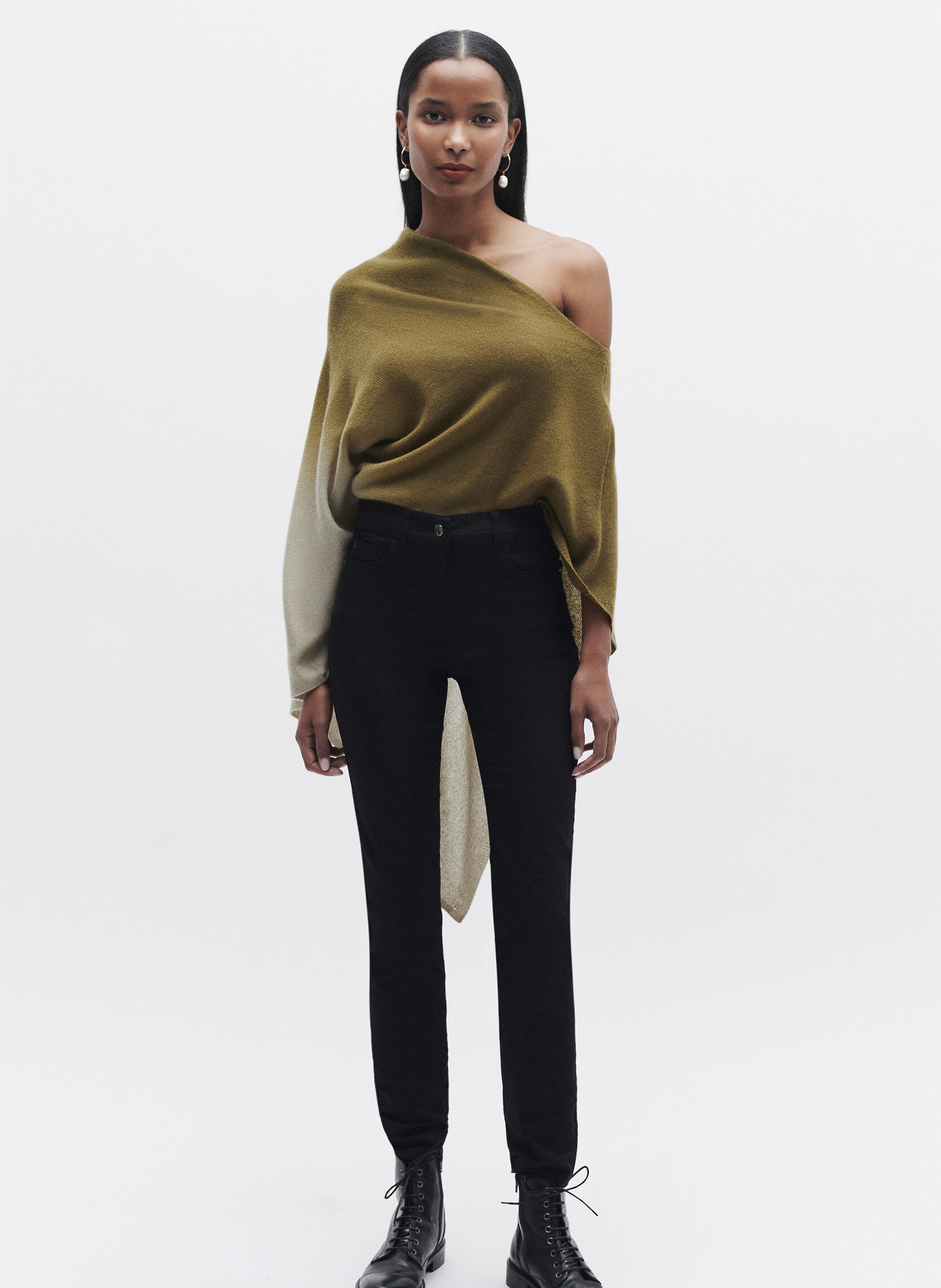 Jean slim taille mi-haute CAROLL Noir