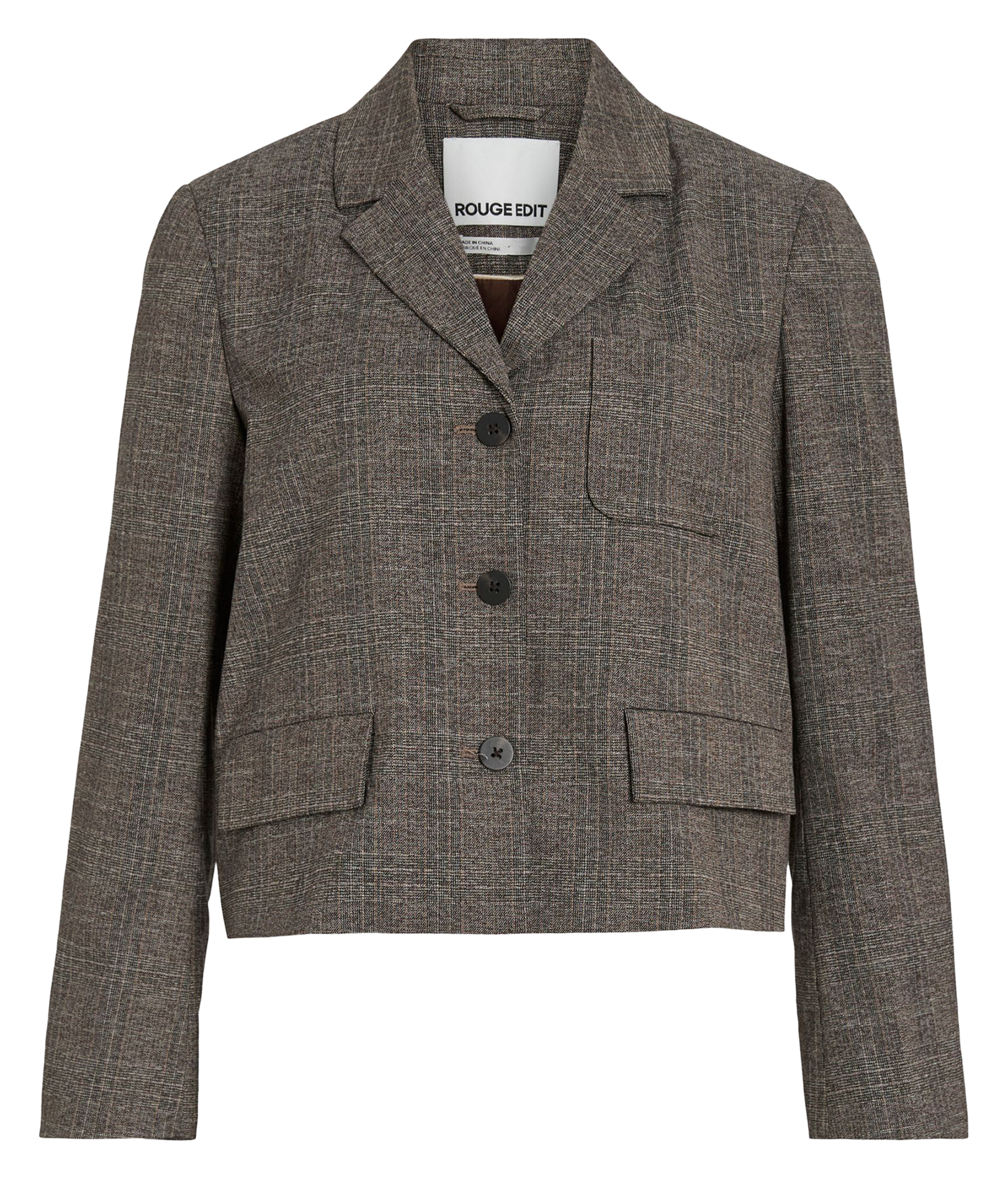 Gerade geschnittener Blazer ROUGE EDIT Braun