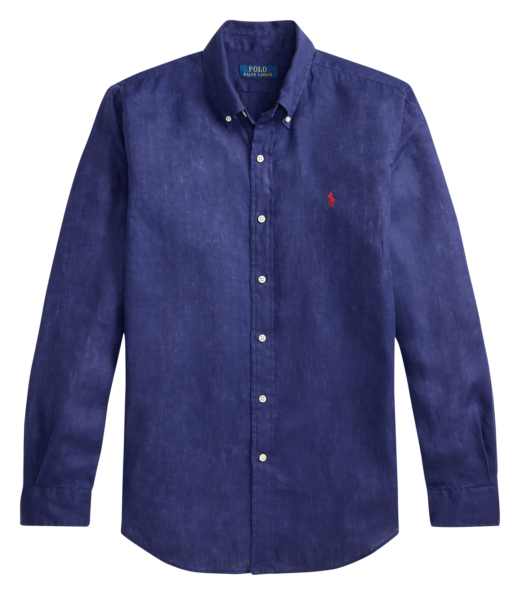 Regular-Fit-Hemd - Leinen POLO RALPH LAUREN Blau