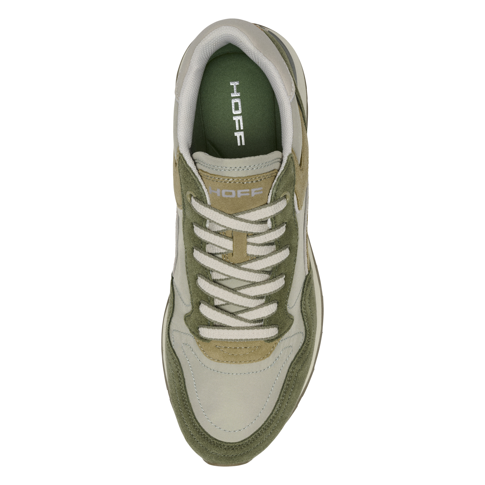 Baskets basses en cuir mélangé HOFF Kaki