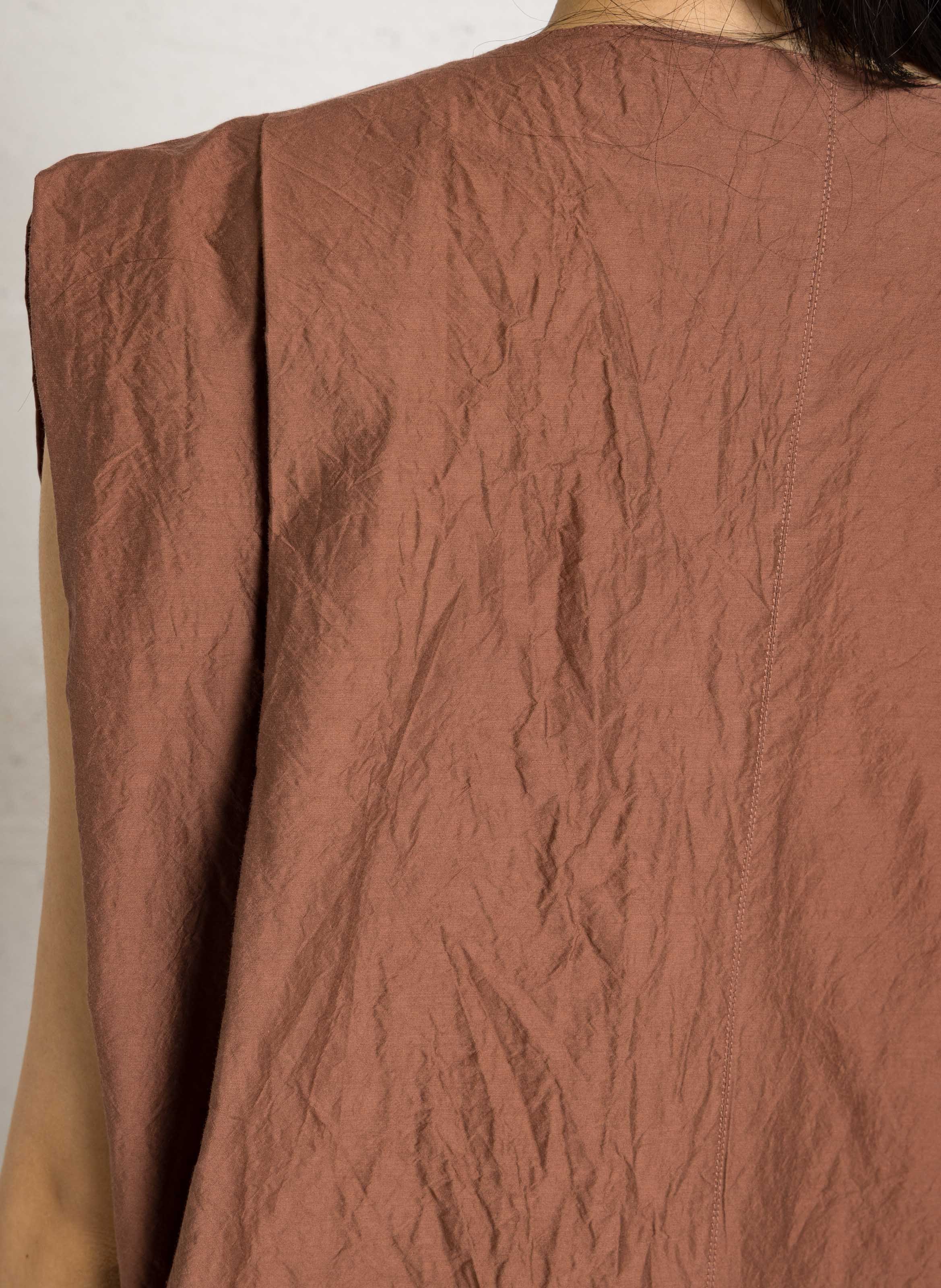 Oversized top in blended organic cotton. SOEUR Pink