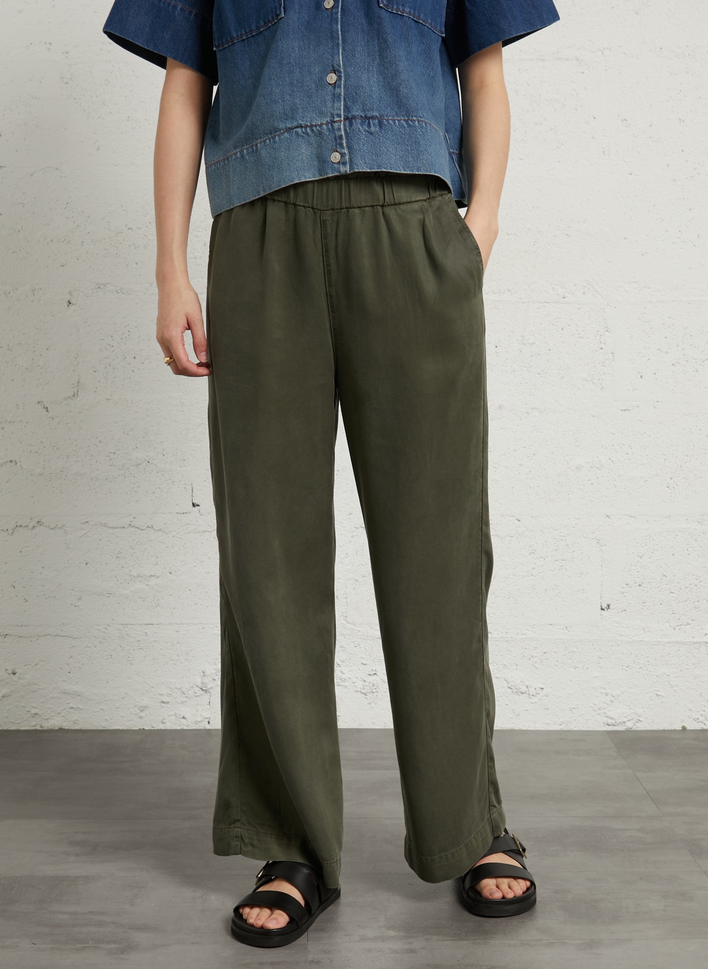 Pantalon flare taille mi-haute LAB DIP