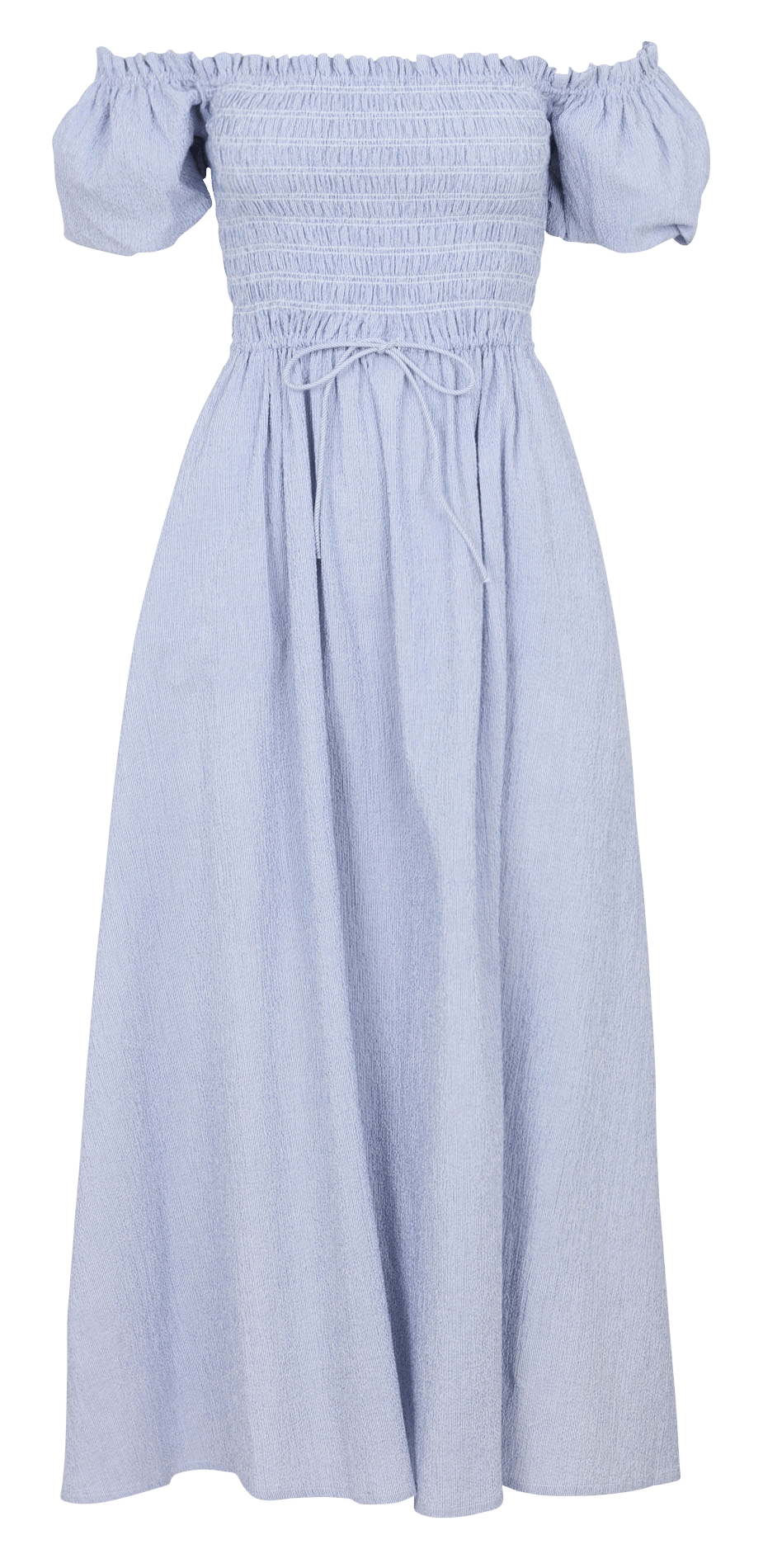 Lange, jurk - katoenblend THE NEW SOCIETY Blauw