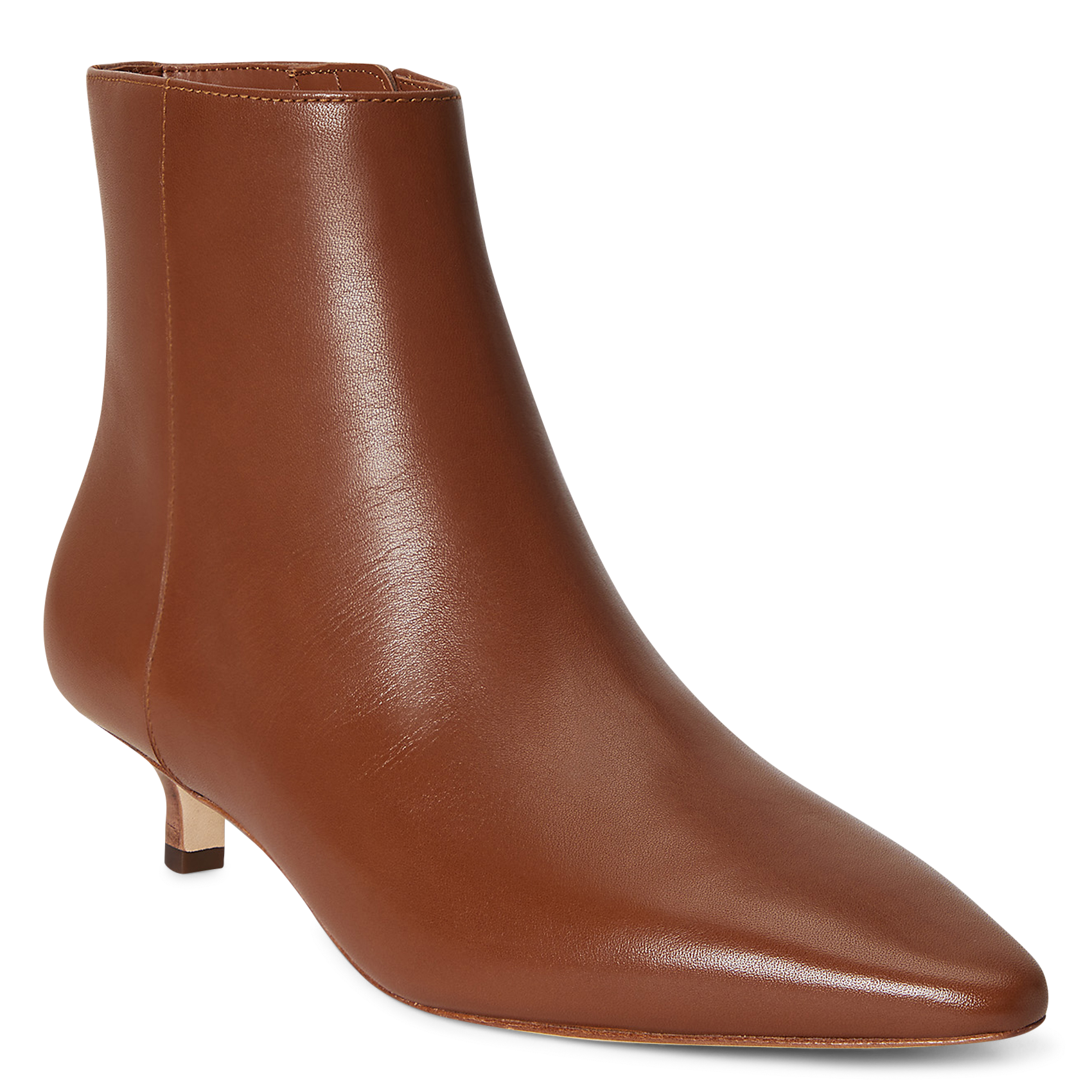 Bottines en cuir | Marron LAUREN RALPH LAUREN Femme