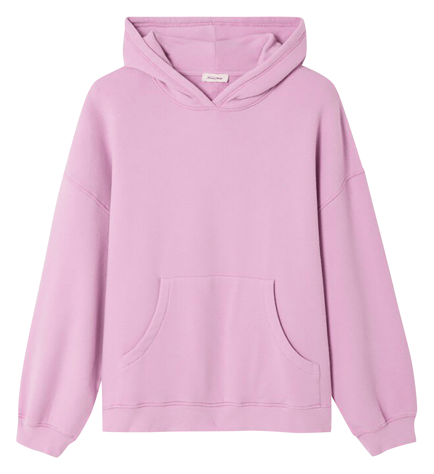 Oversized heathered hoodie AMERICAN VINTAGE Pink