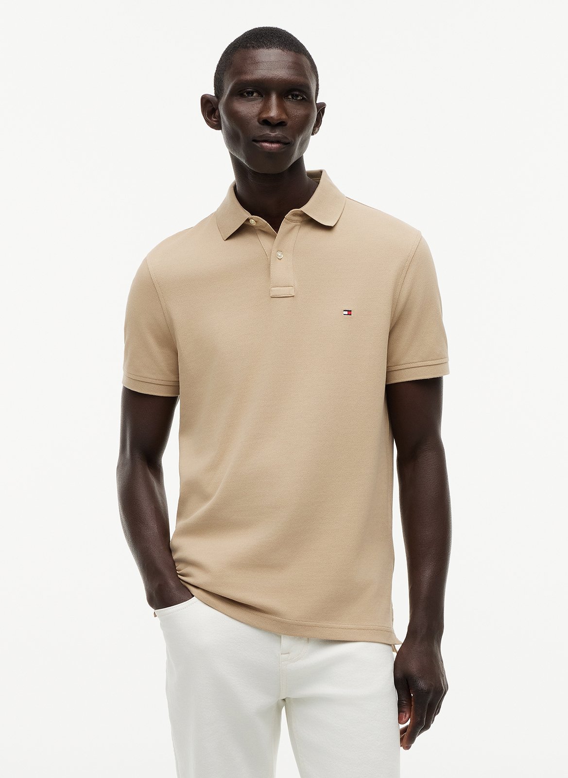 Poloshirt aus Bio-Baumwoll-Mix, Regular Fit TOMMY HILFIGER
