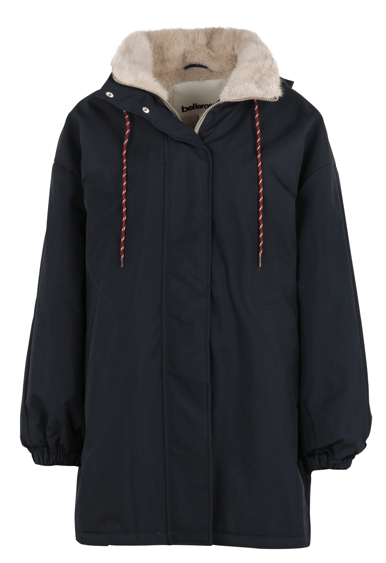 Hooded cotton coat BELLEROSE Blue