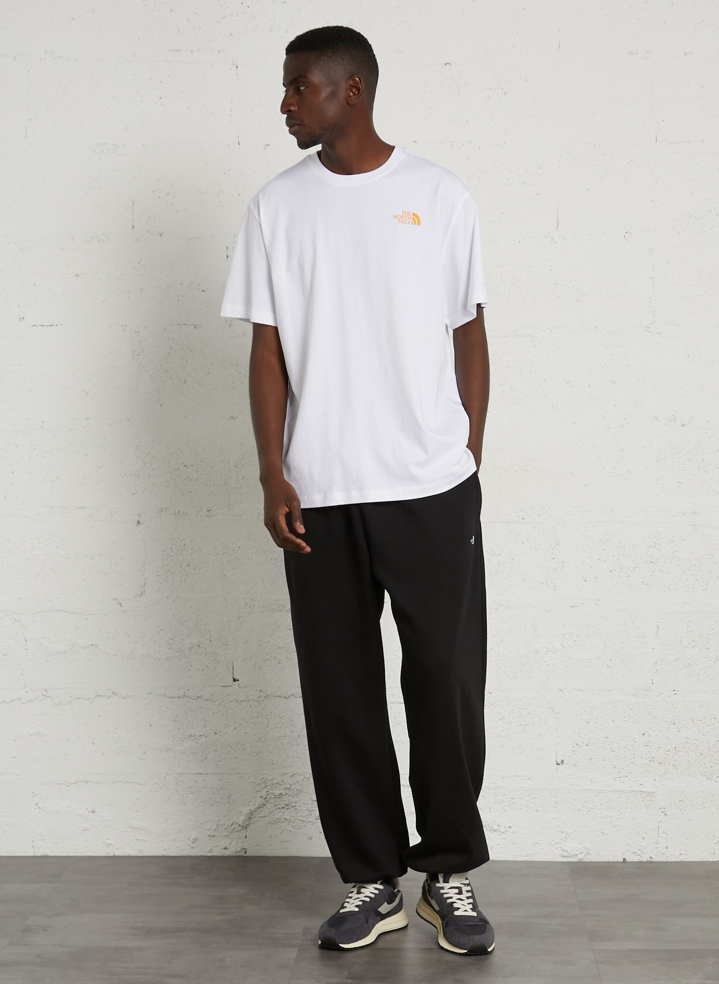 Gerade geschnittenes T-Shirt aus Baumwolle THE NORTH FACE Weiss