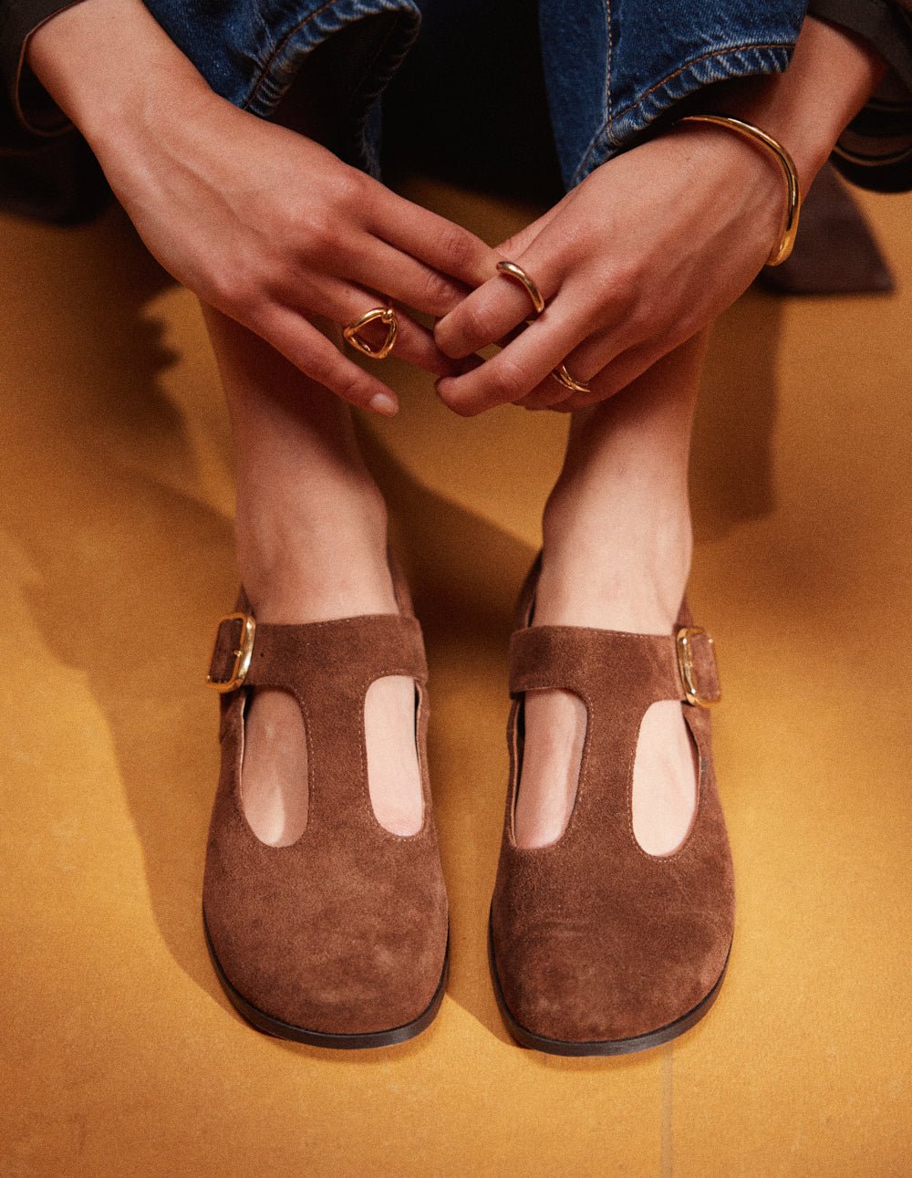 Ballerines ODAJE Marron