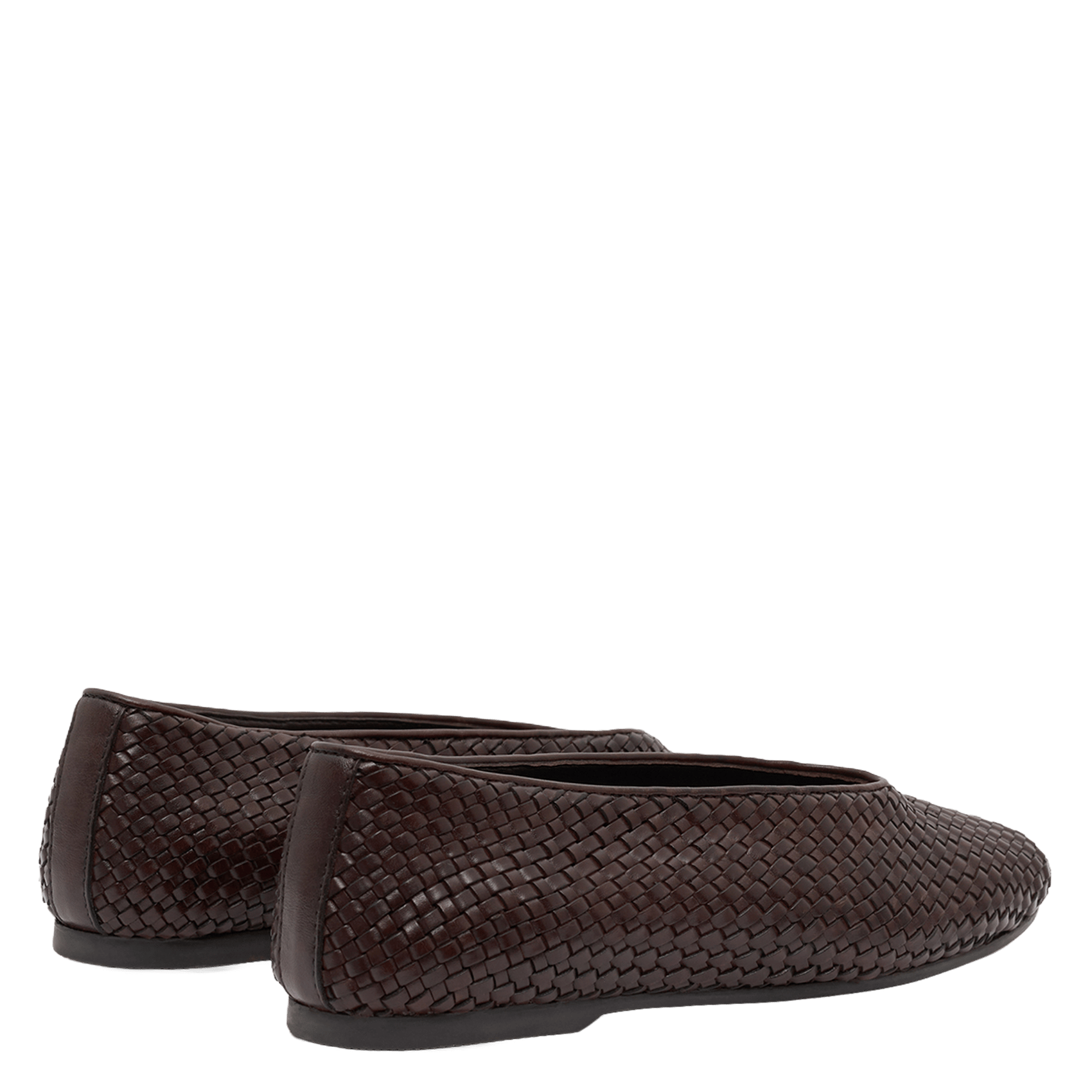 Leather ballet pumps PABLO Brown