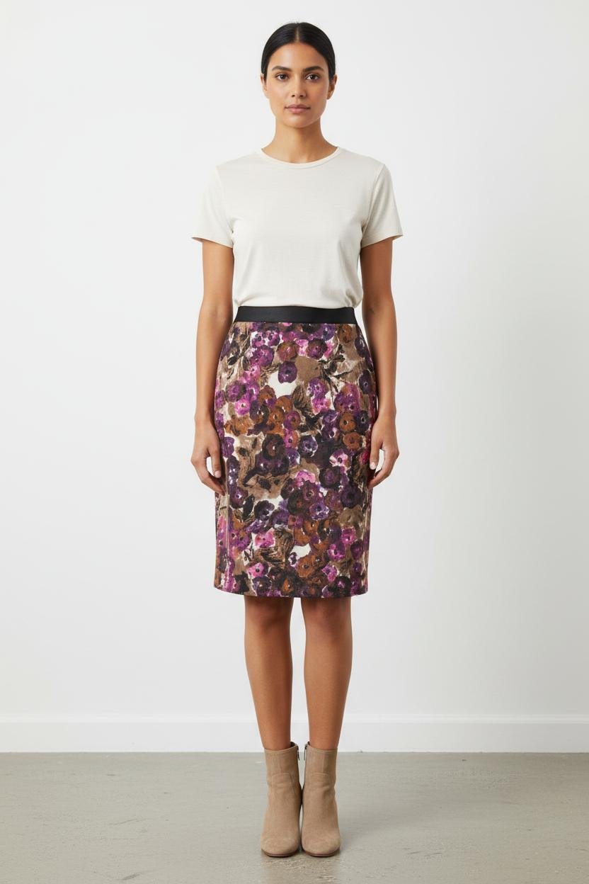 Long skirt TARA JARMON - Seconde Main Multicolored