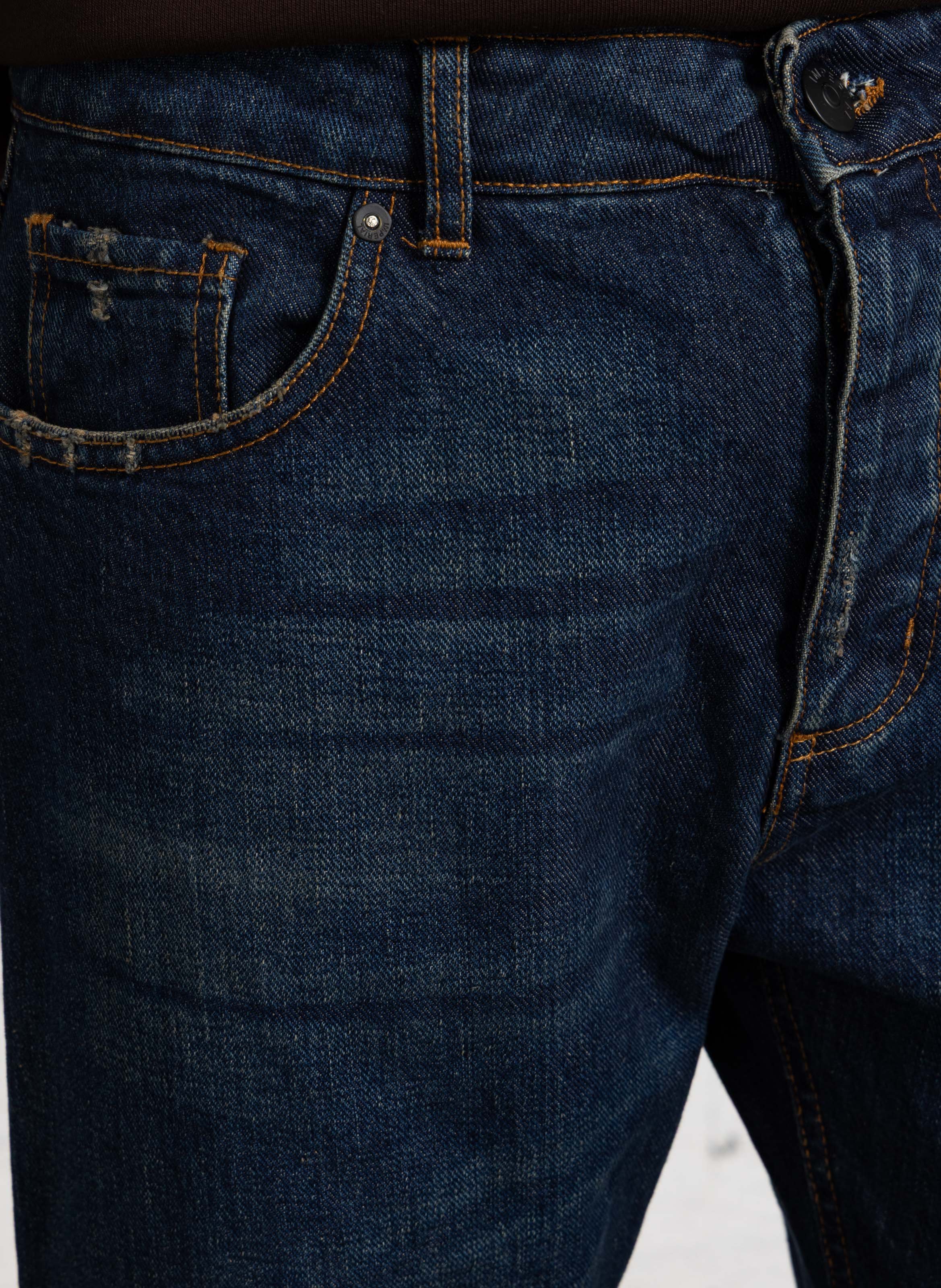 Jean slim en coton IMPERIAL Multicolore
