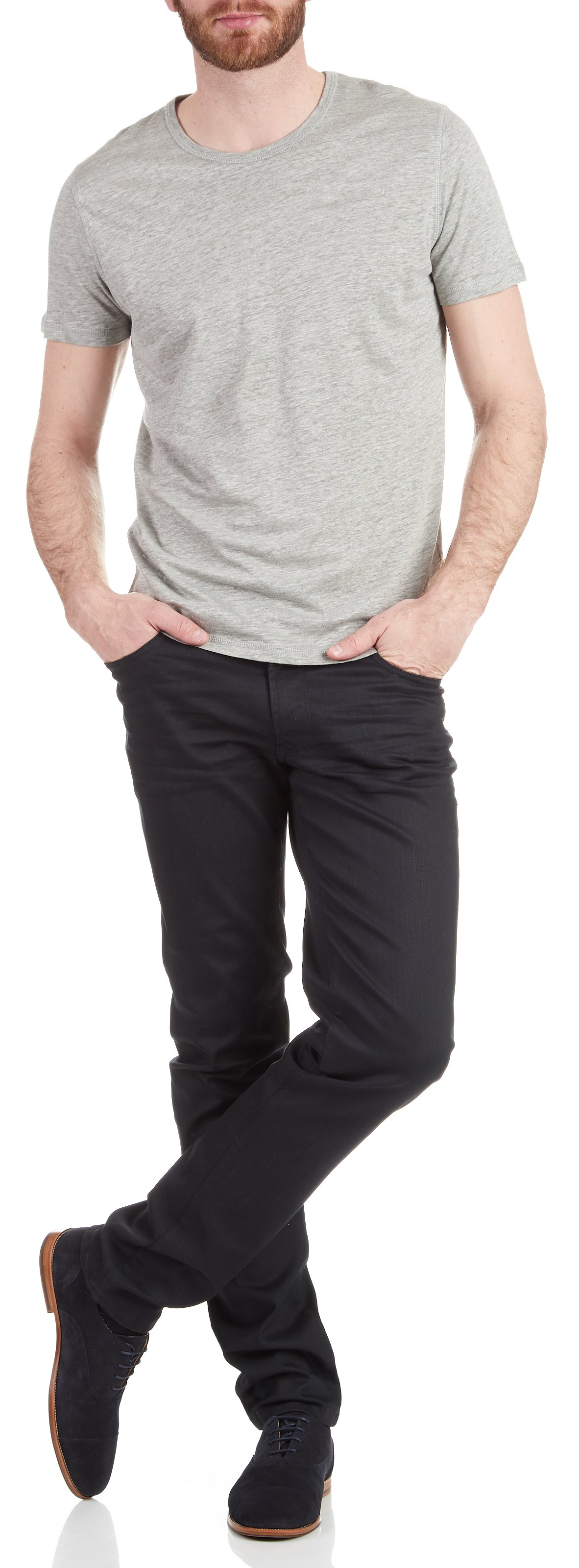 Coated slim jeans IKKS Blue