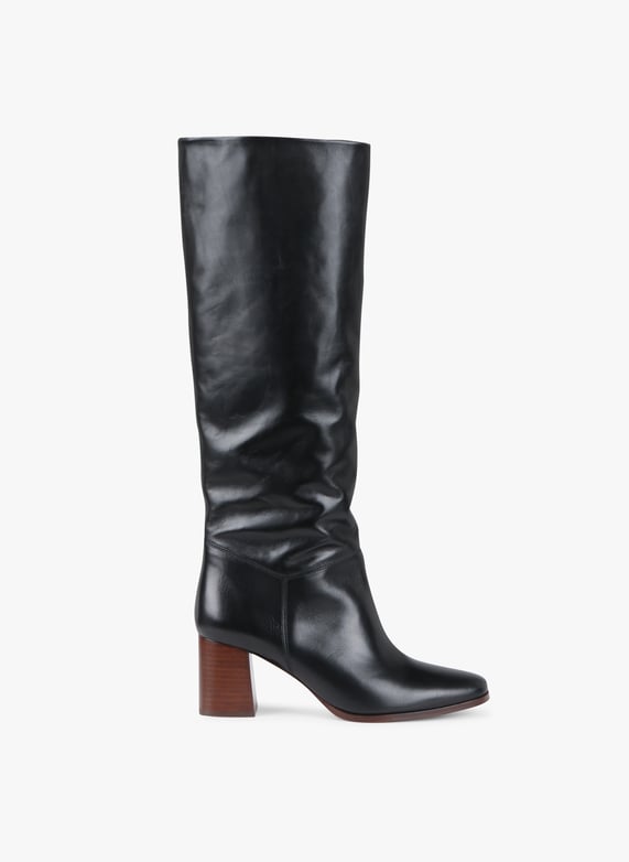 Bottes en cuir Noir