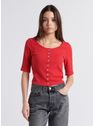 LEVI'S SCRIPT RED Rood