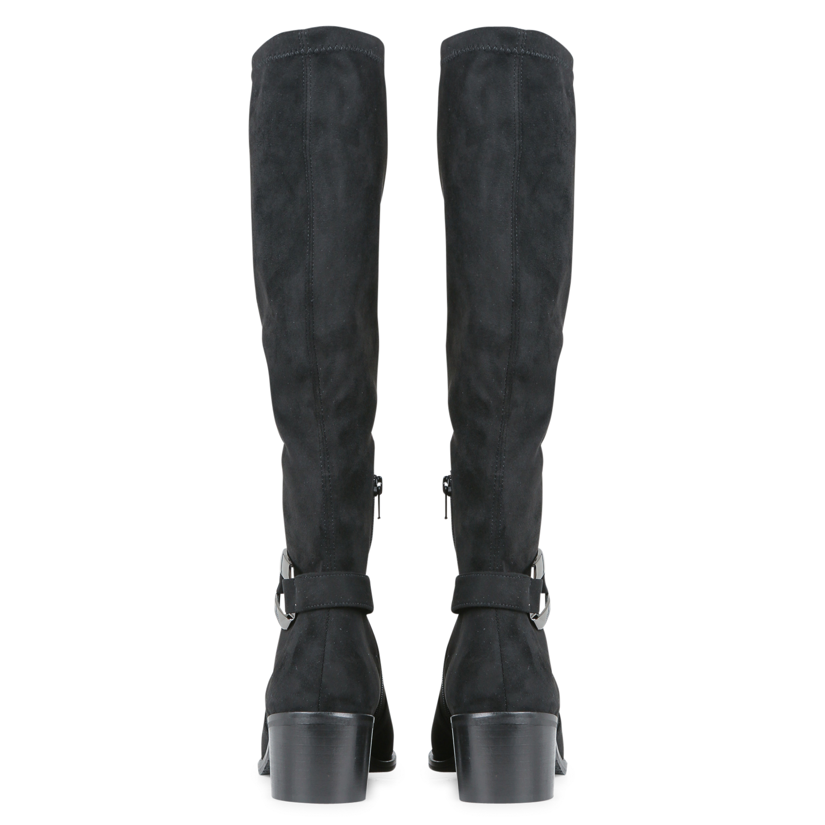 Bottes en cuir mélangé JB MARTIN Noir