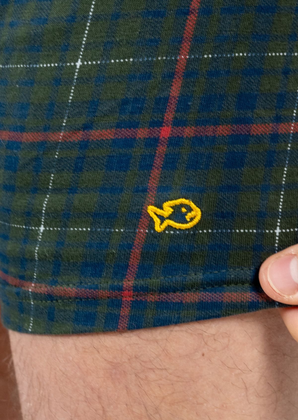 Organic cotton boxers BILLYBELT Green