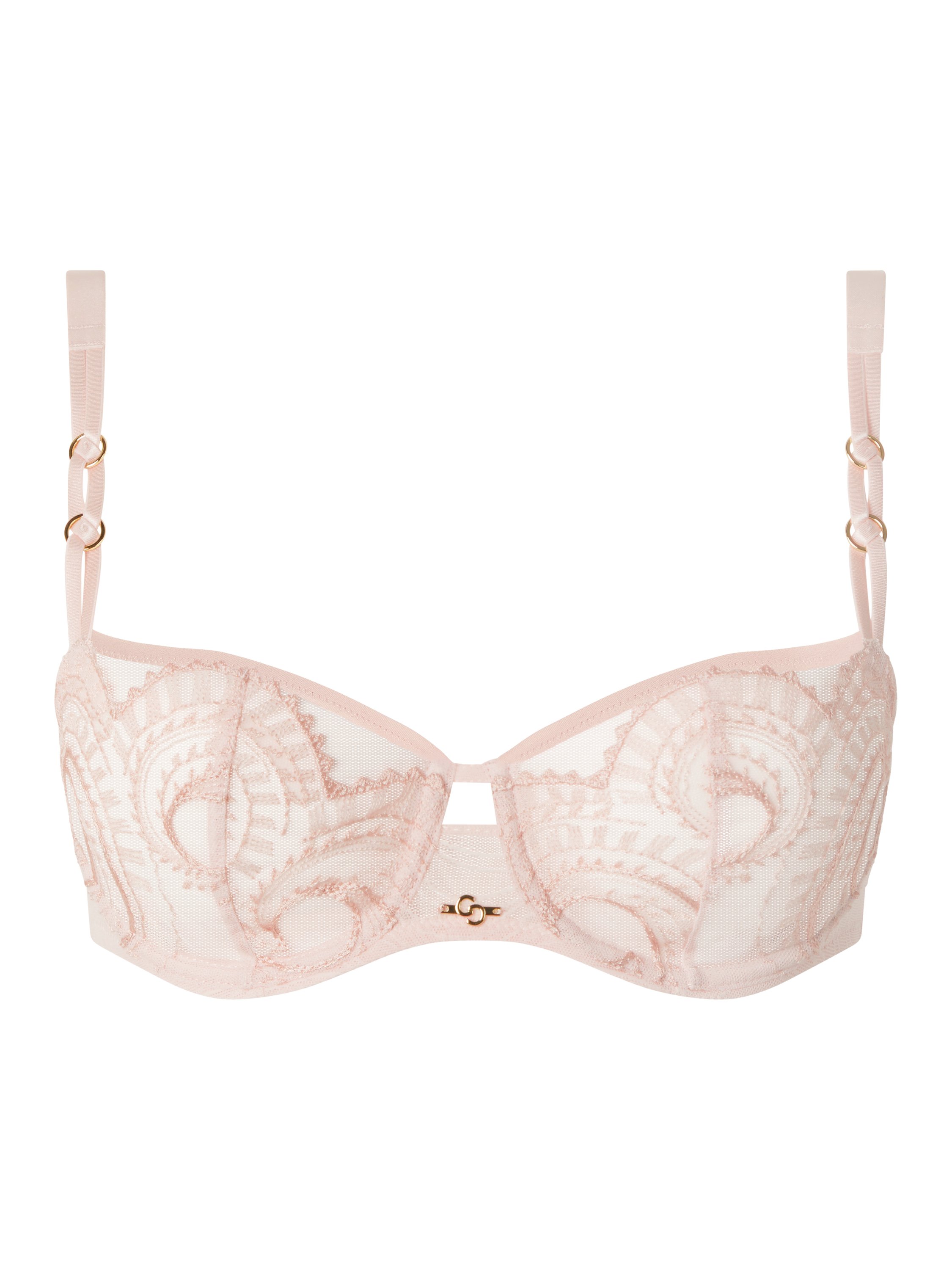A Fleur De Toi demi-cup bra CHANTELLE Pink