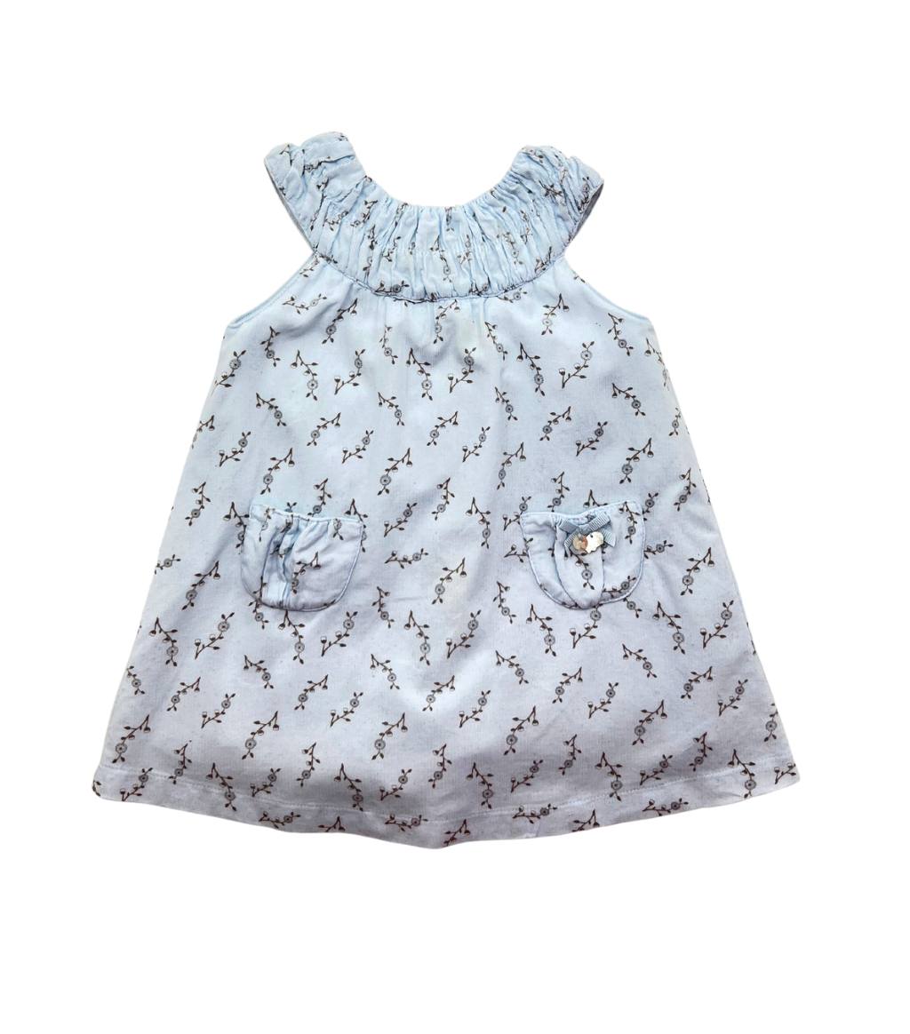 Blue baby dress - 12 months TARTINE ET CHOCOLAT - seconde-main Blue