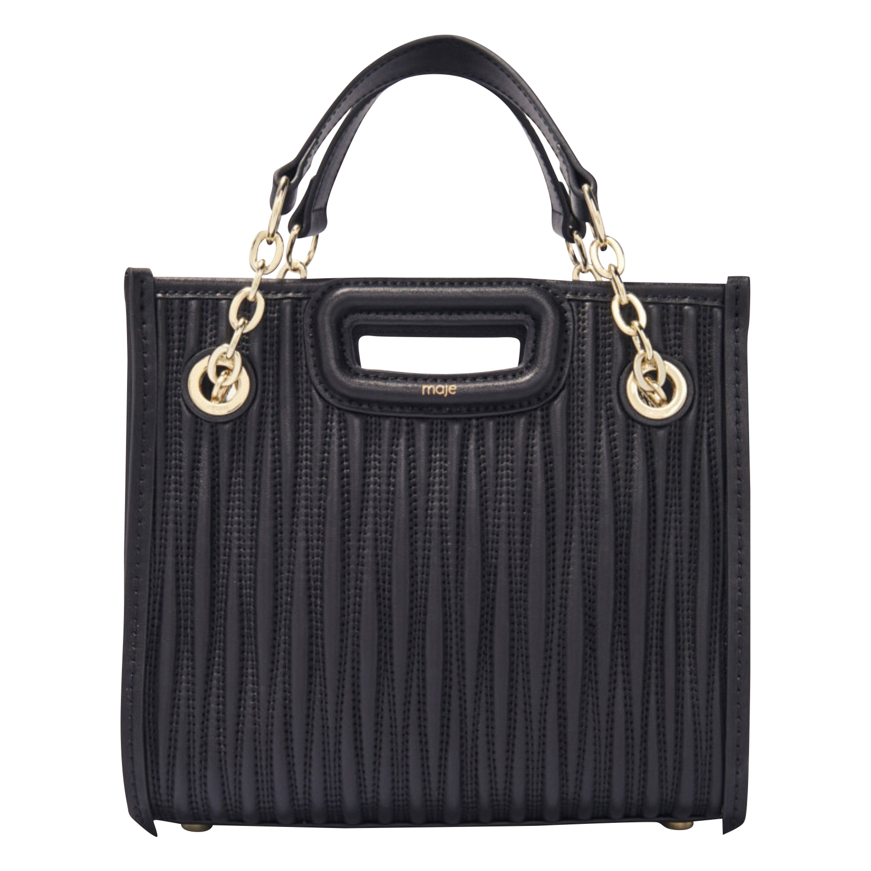 Sac bandoulière en cuir MAJE