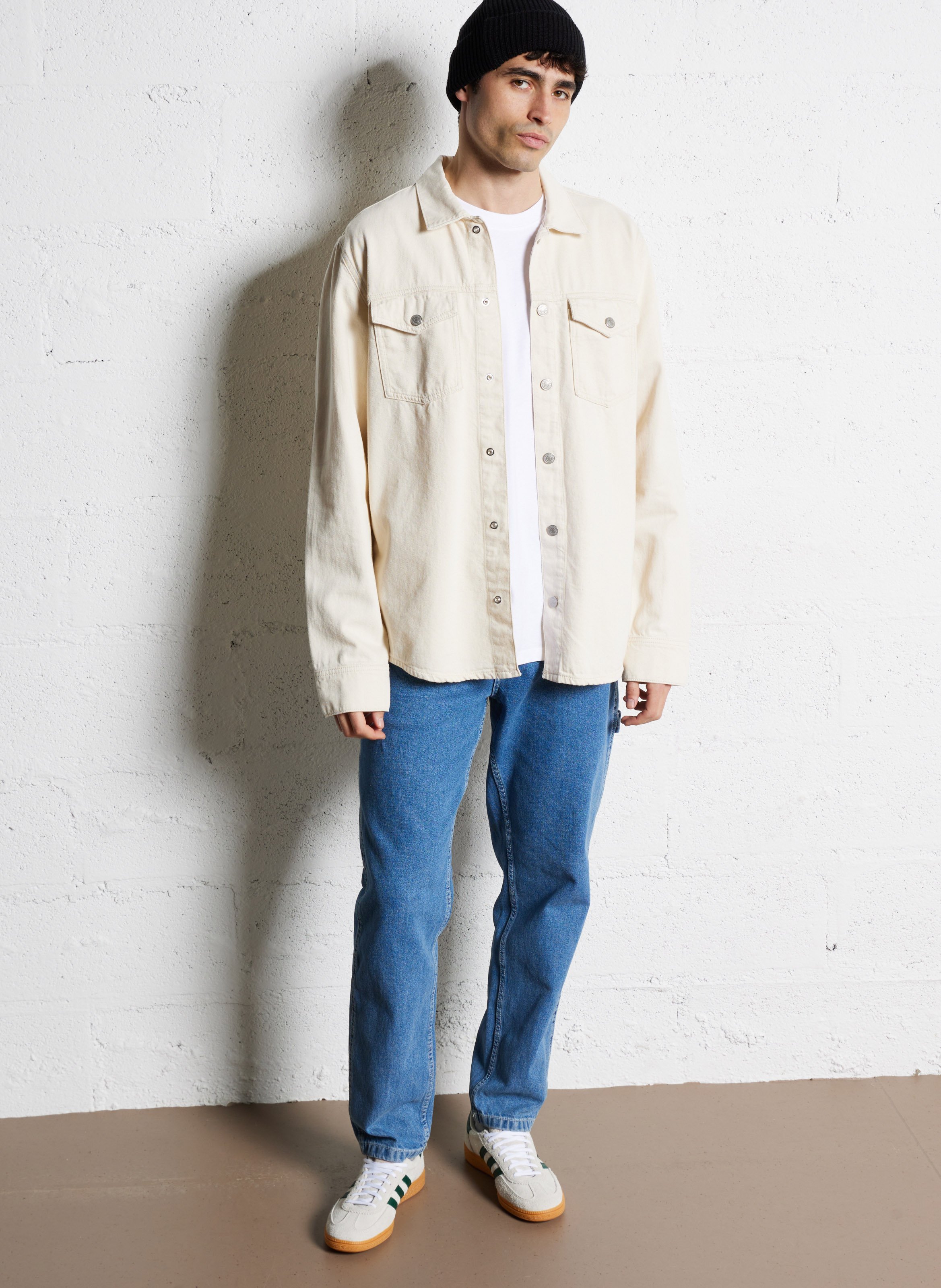 Cotton straight jeans DICKIES Blue