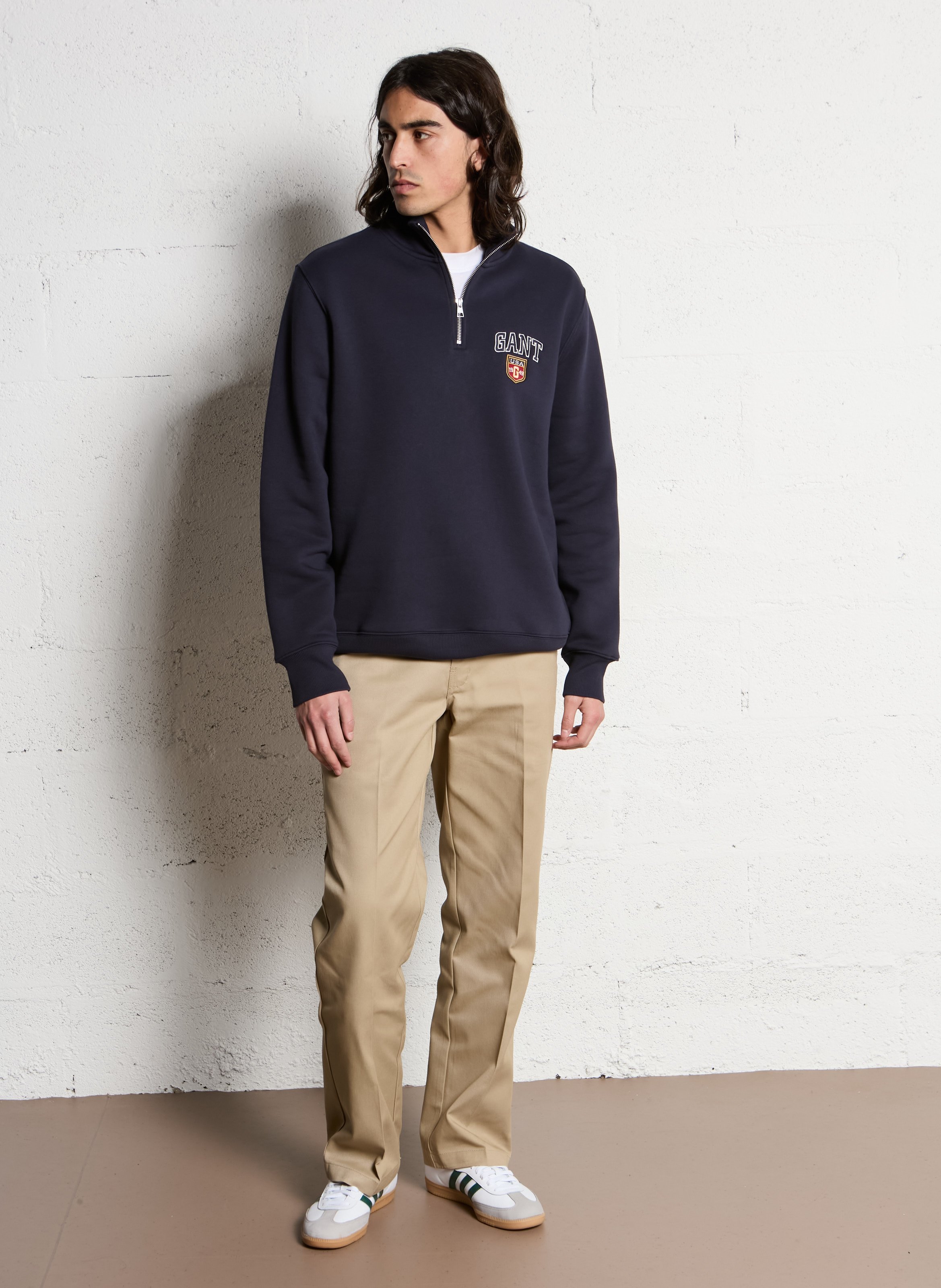 Bandplooibroek DICKIES Beige