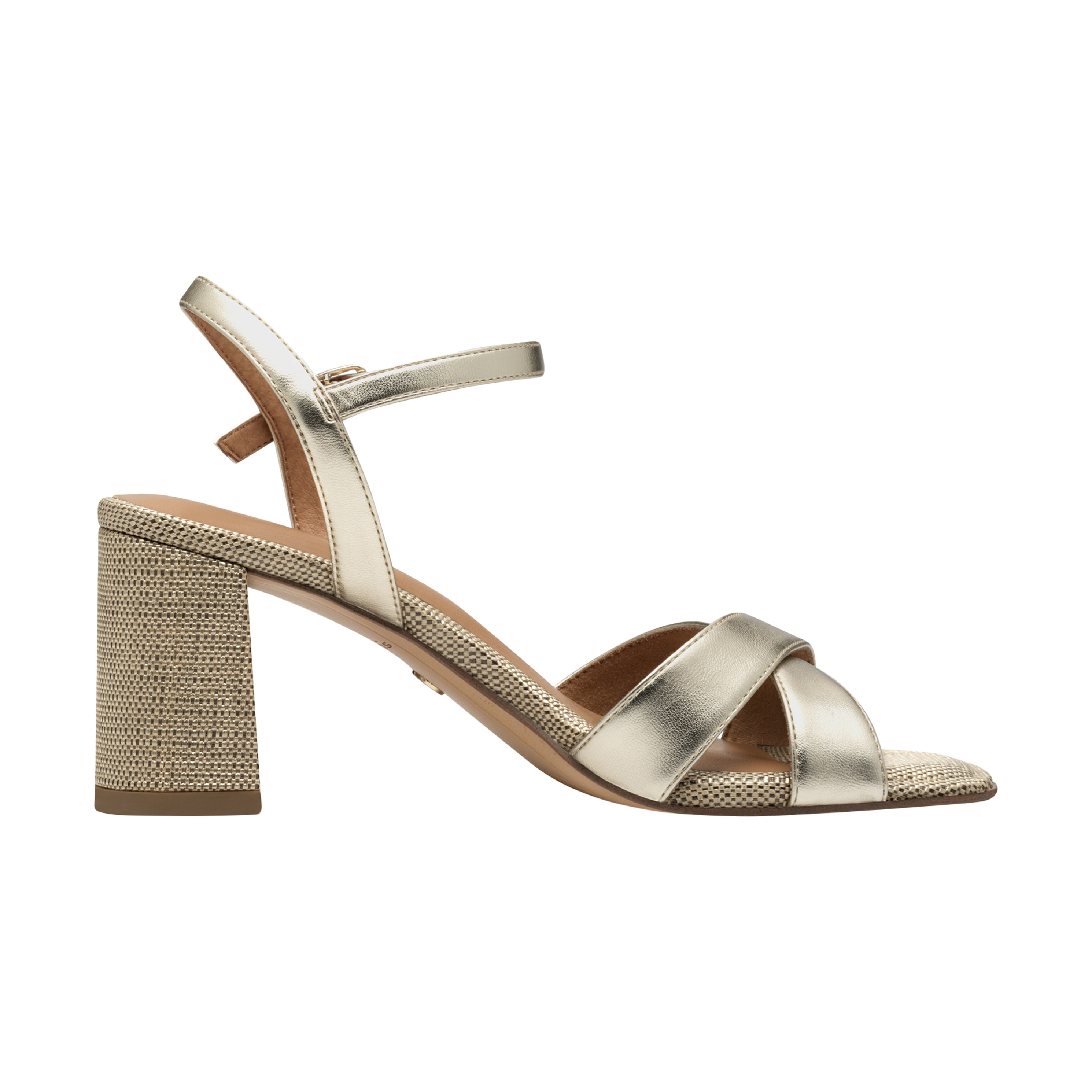 Heeled sandals TAMARIS Golden