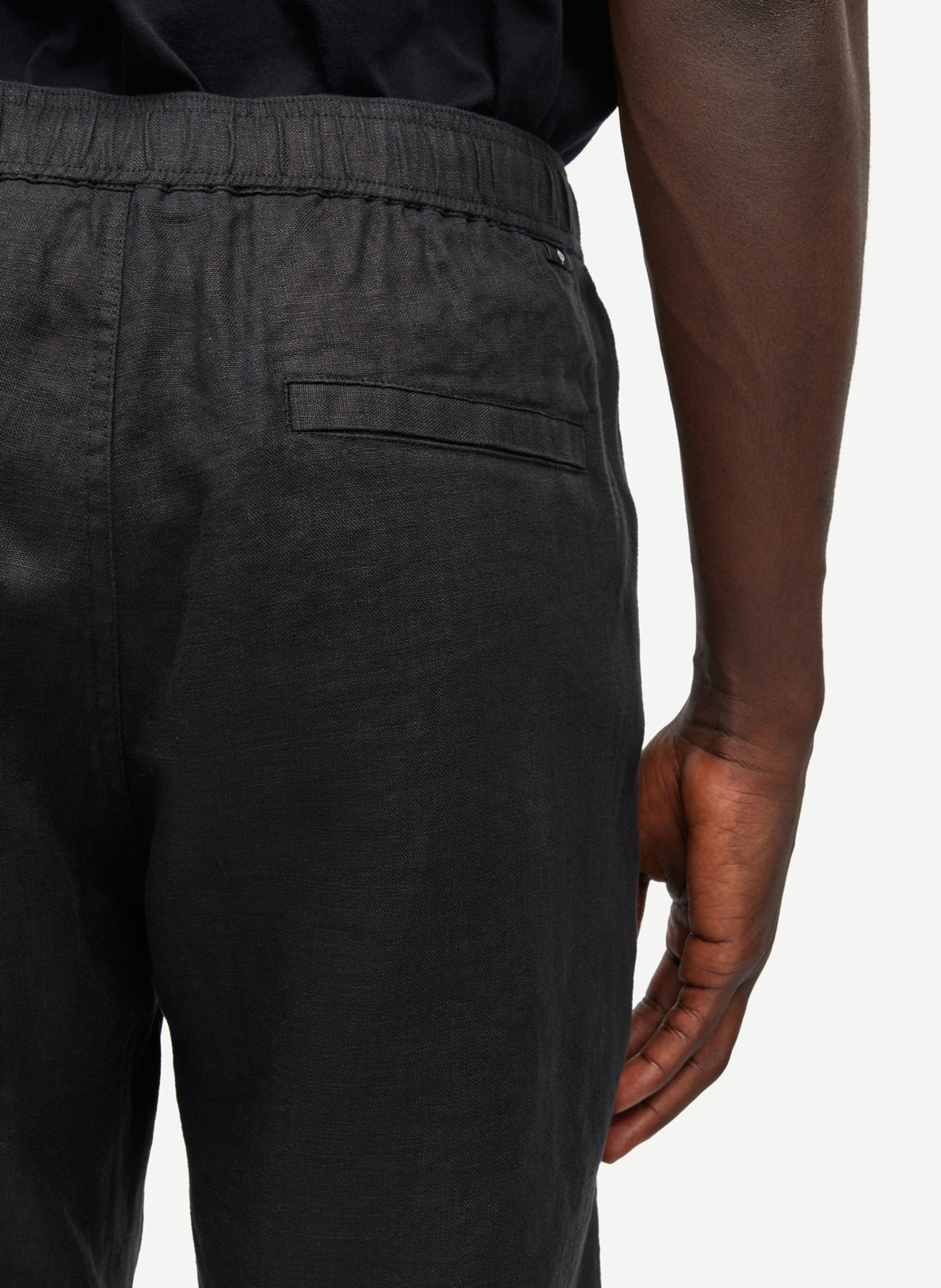 Gerade geschnittene Hose aus Bio-Baumwollmischung SAMSOE SAMSOE Schwarz