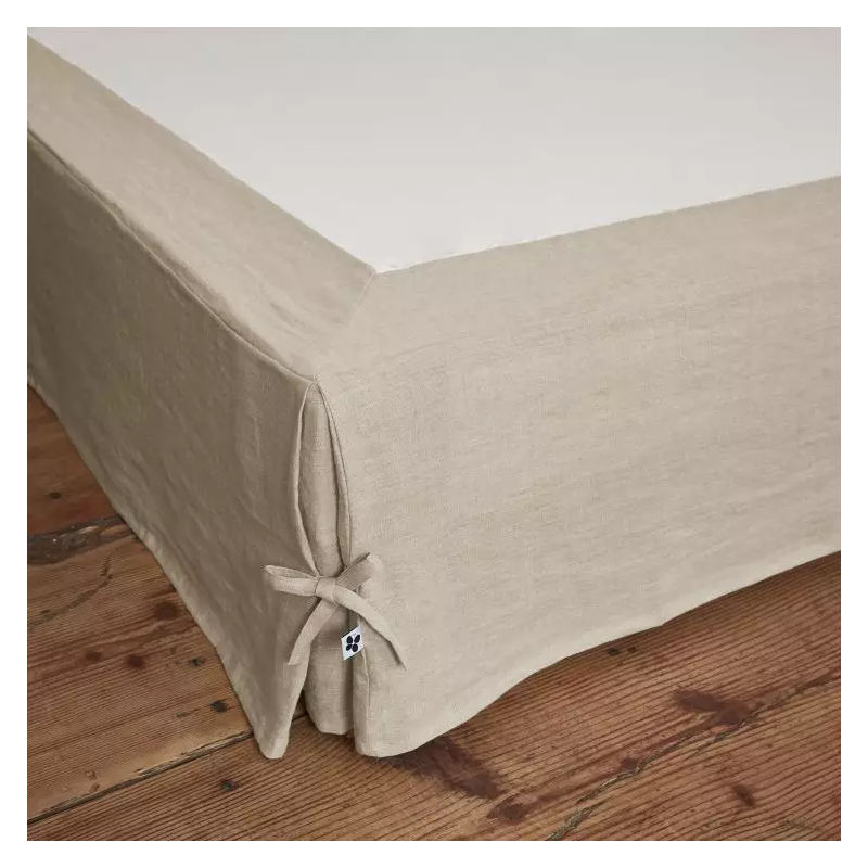 Cache-sommier en gaze de coton L'EFFET PAPILLON Blanc