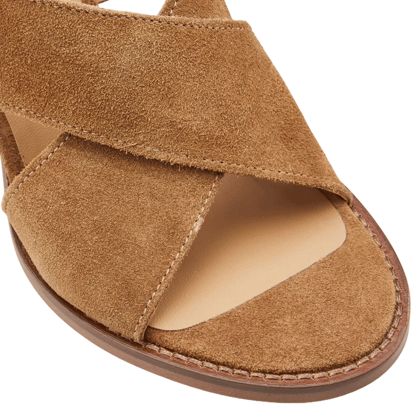 Sandalias altas de ante COSMOPARIS Marron