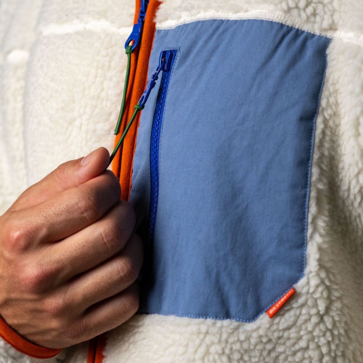 Sherpa zip-up jacket BILLYBELT Beige