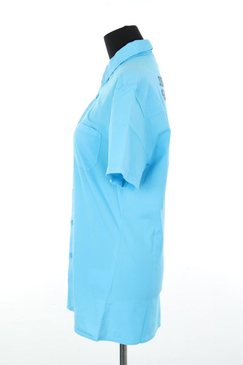 Cotton shirt JEAN PAUL GAULTIER - SECONDE MAIN Blue