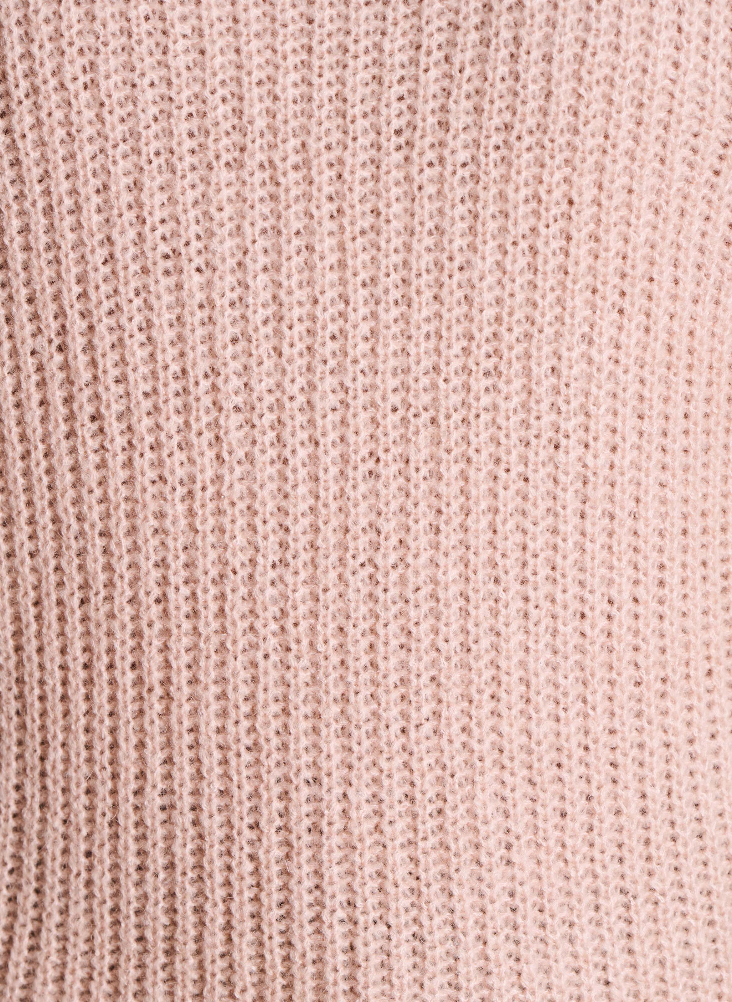 Eng anliegender Pullover mit langen Ärmeln und Schleifen-Detail LA FEE MARABOUTEE Rosa