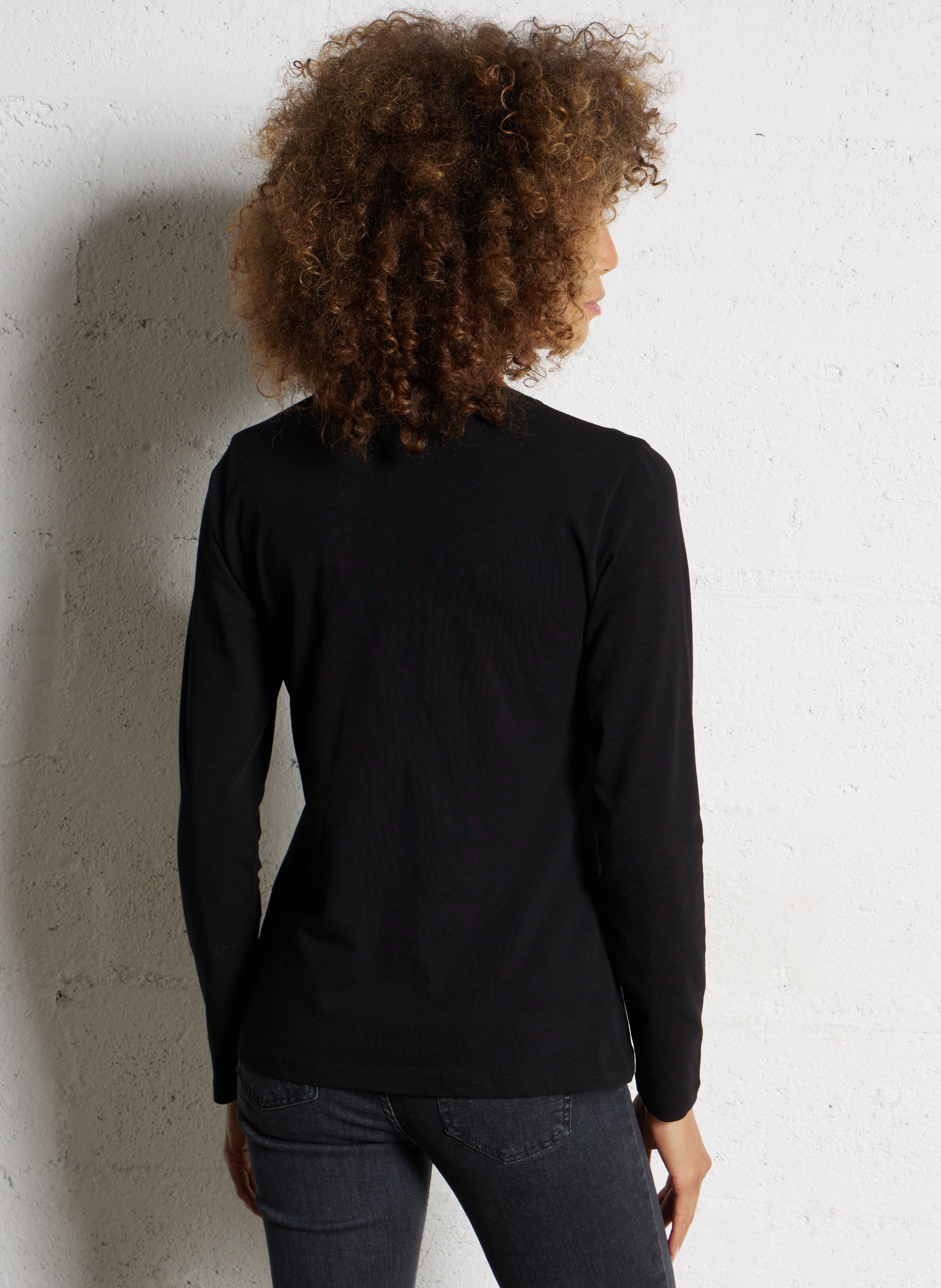 Jacksonville - T-Shirt mit Rundhalsausschnitt aus Baumwoll-Mix LIU JO Schwarz