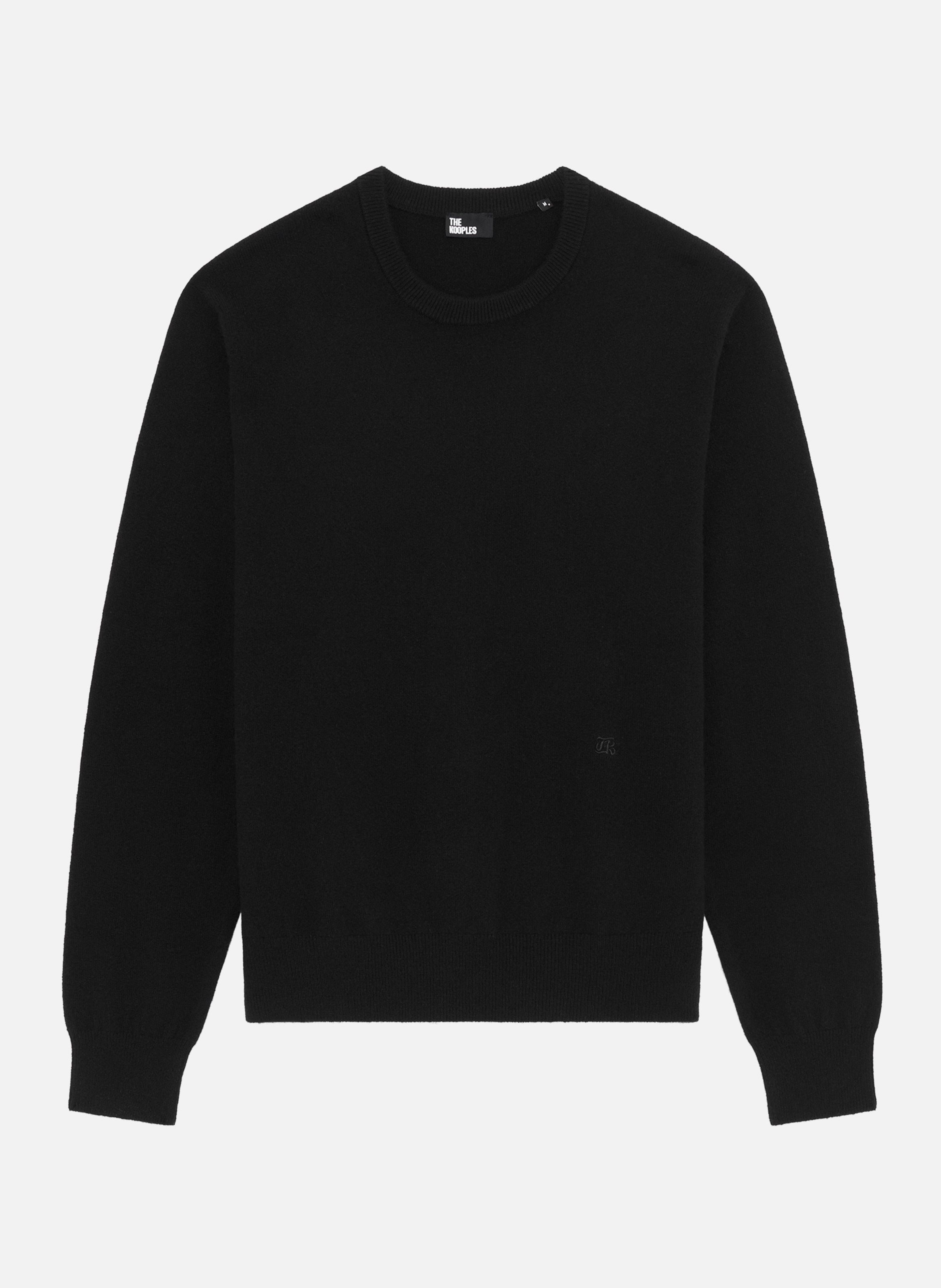 Belted cashmere sweater THE KOOPLES Black