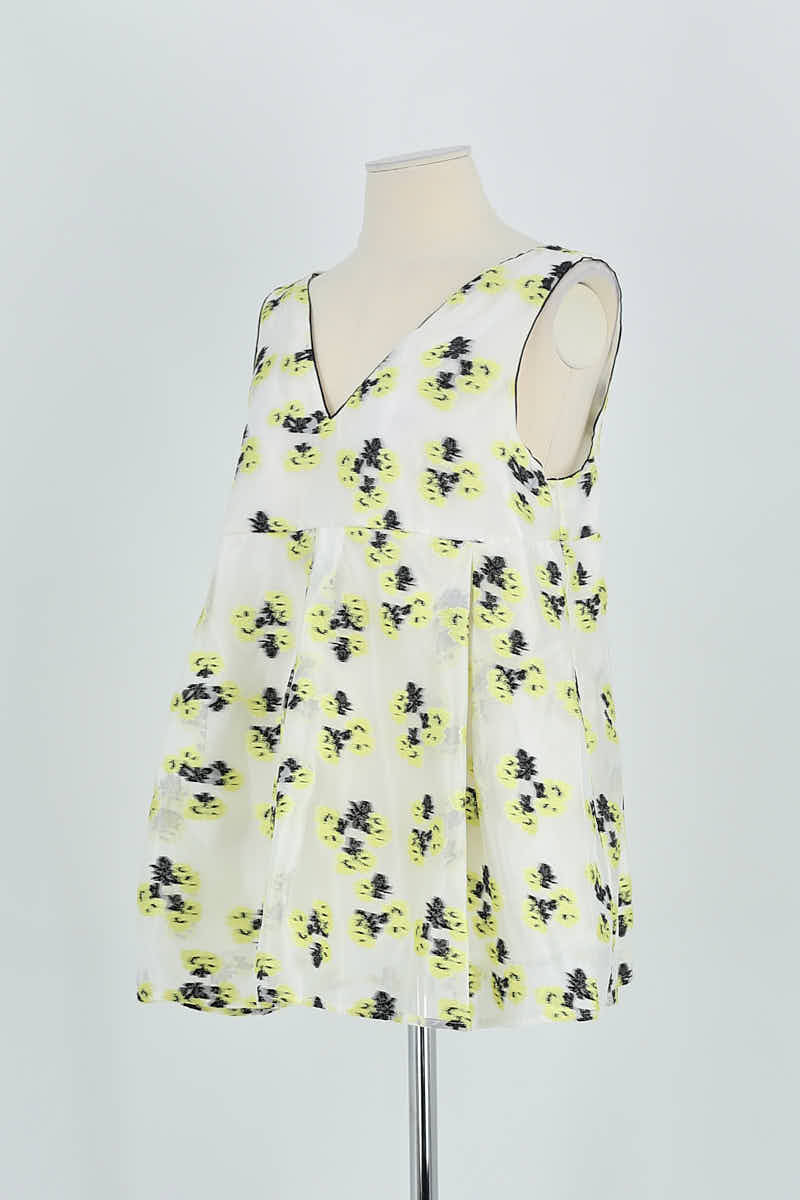 Azawood sleeveless top HEIMSTONE - Seconde Main White